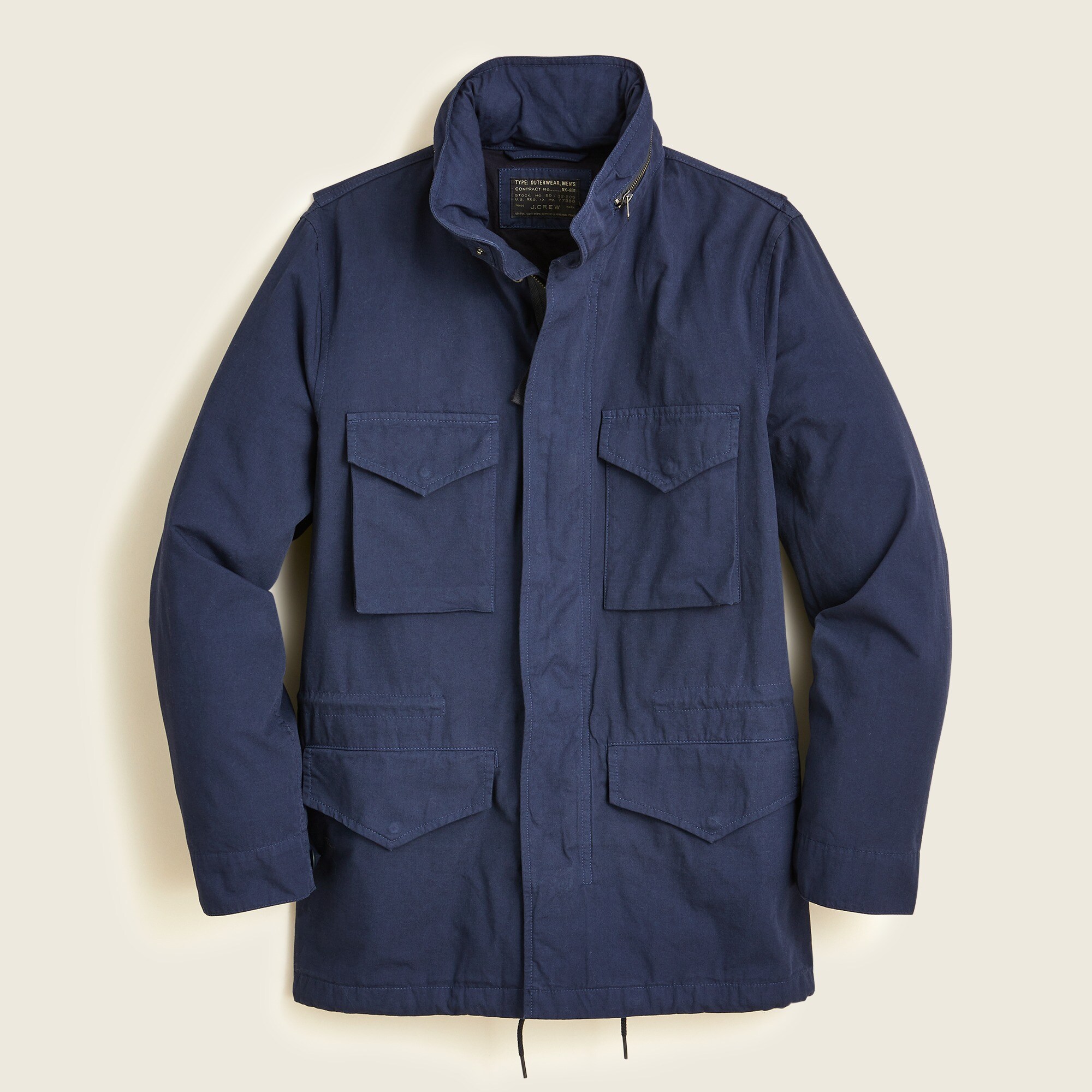 Garment-dyed M65 jacket