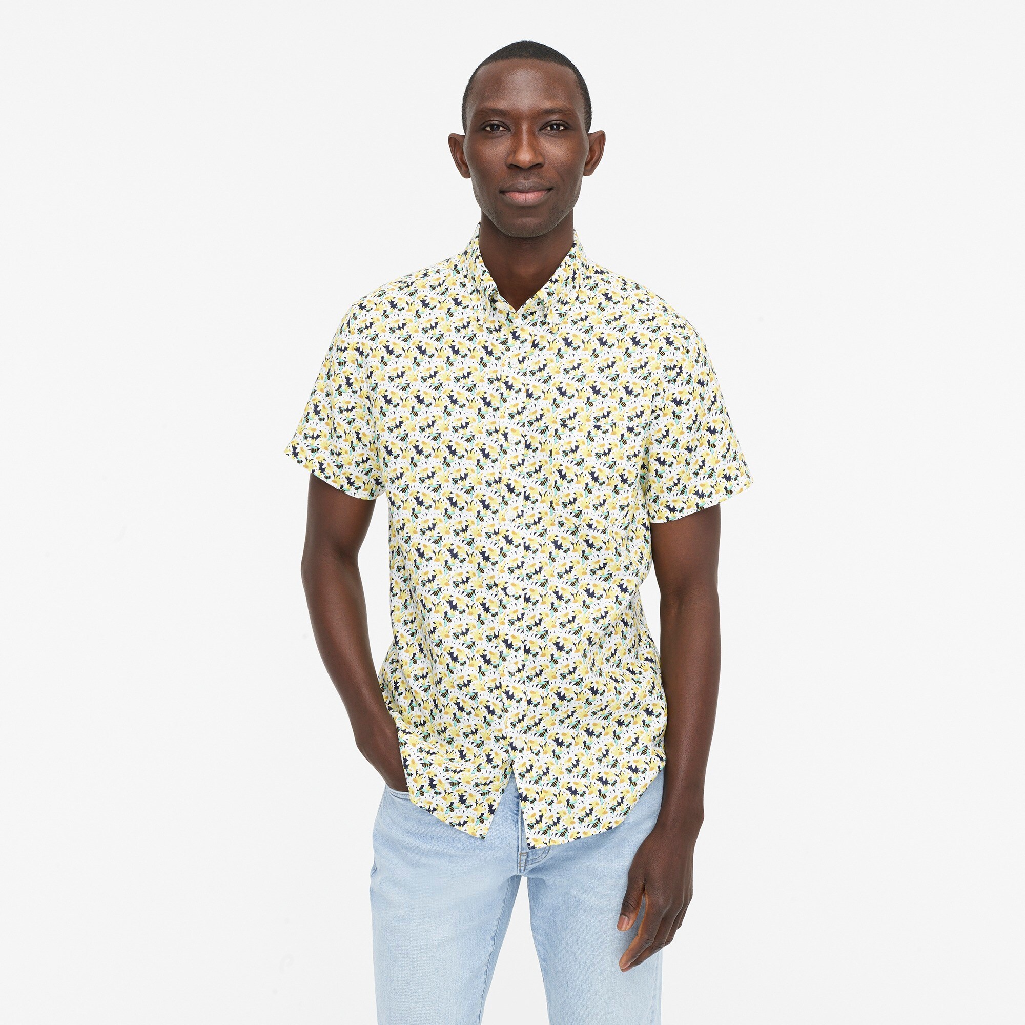J.Crew: Tall Short-sleeve Linen Shirt 