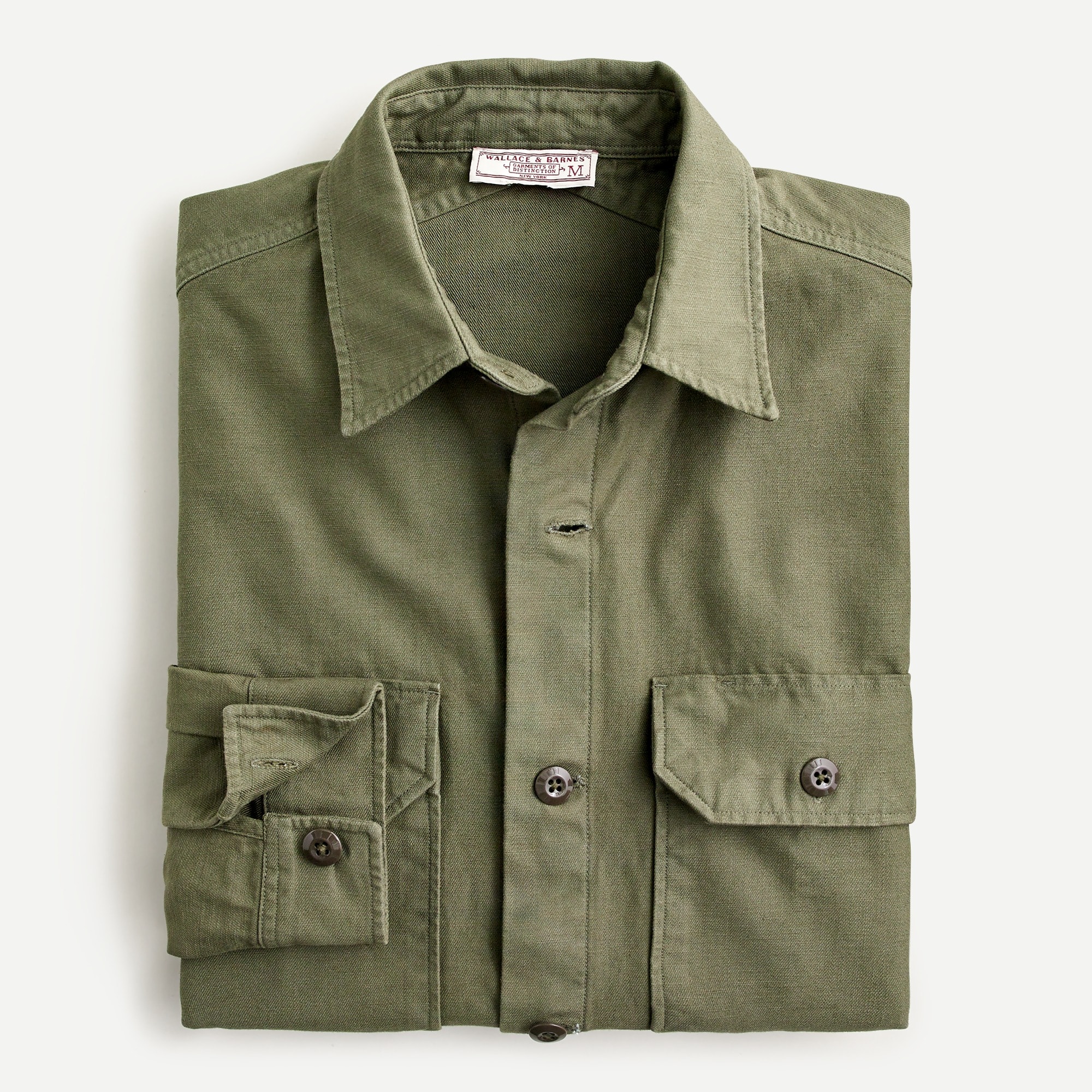 Wallace & Barnes Garment-dyed Seaside Twill Workshirt - J.Crew