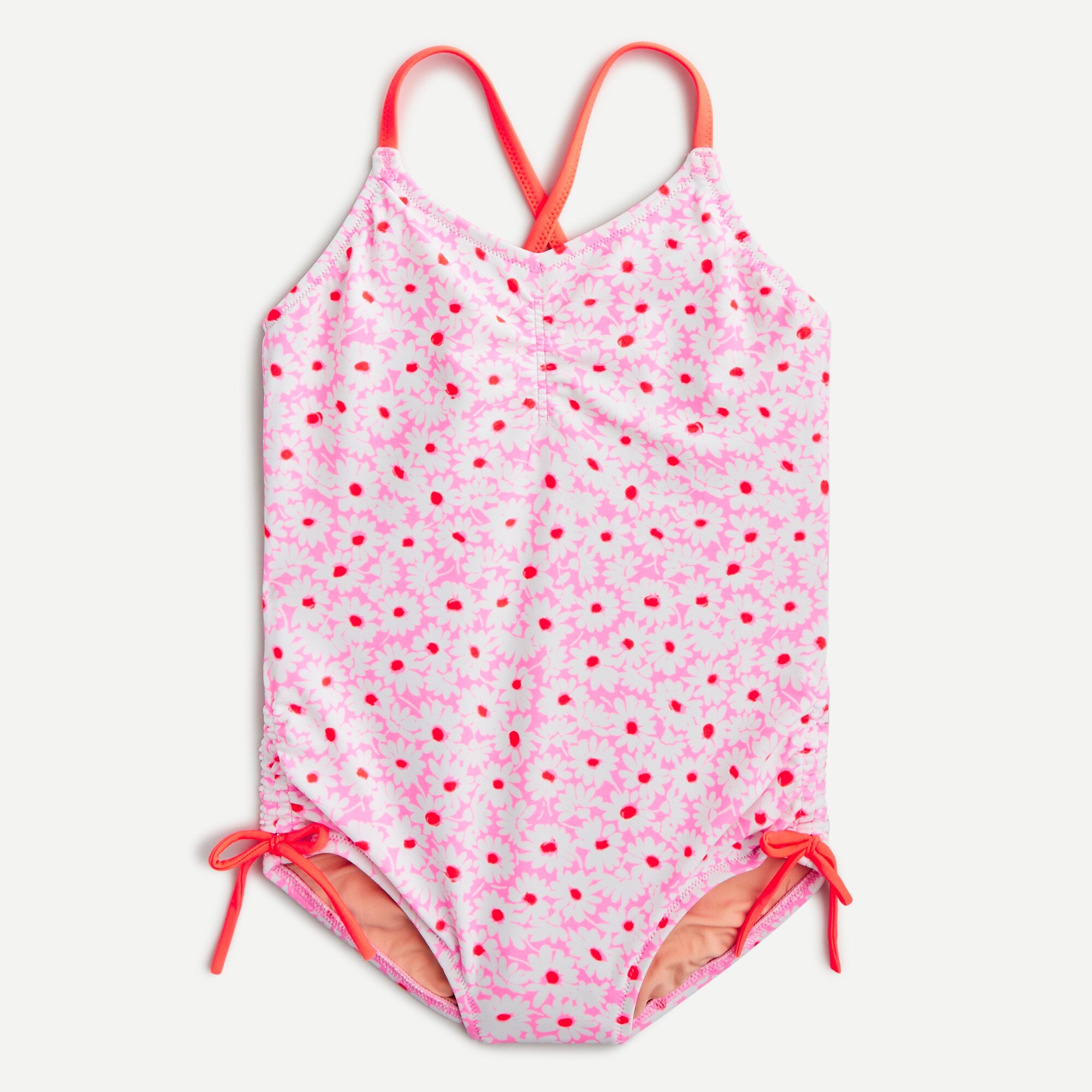 J.Crew Girls' Cinchedside Onepiece Swimsuit For Girls