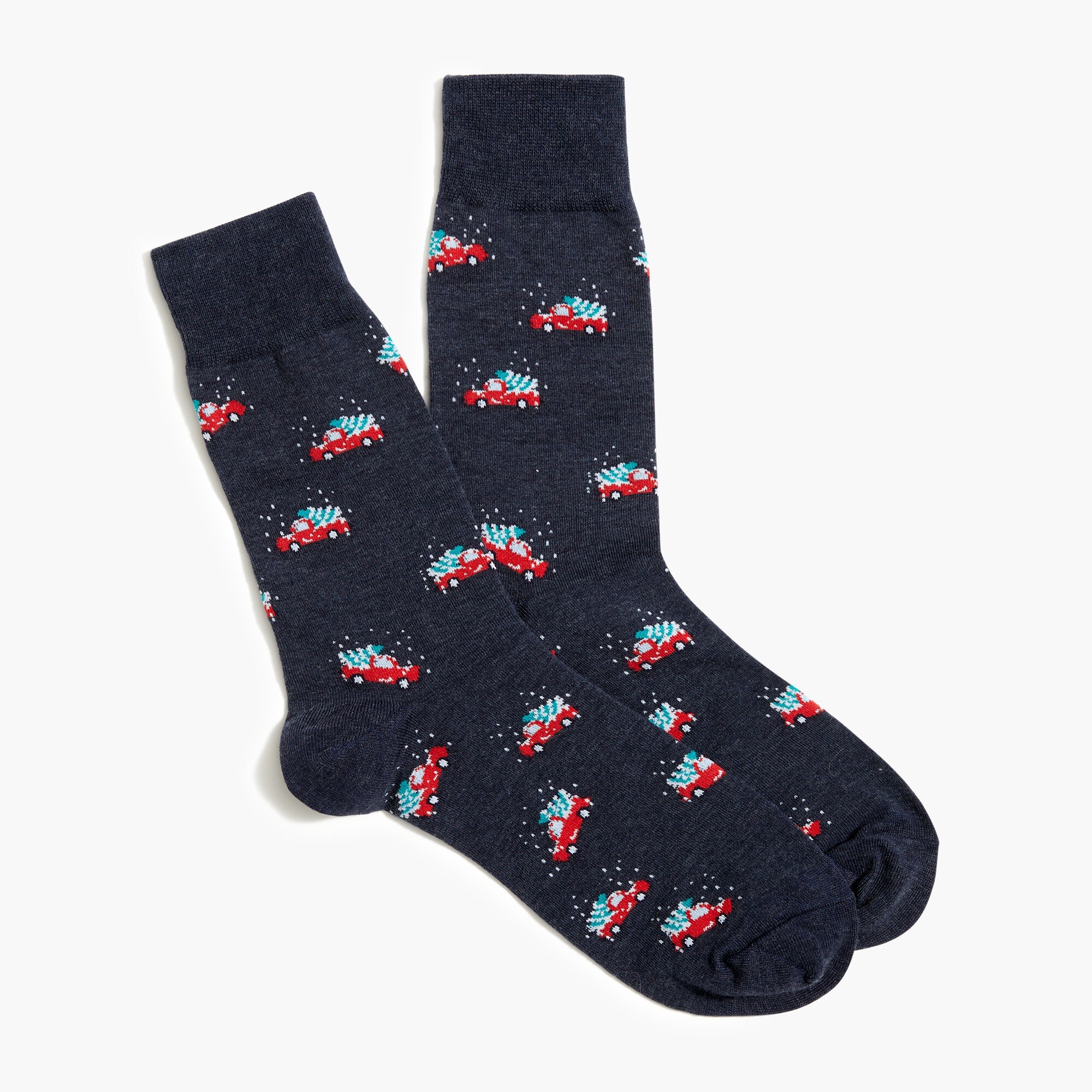truck and tree socks for men