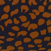 Square-neck bikini top in spot-on print NAVY PECAN j.crew: square-neck bikini top in spot-on print for women
