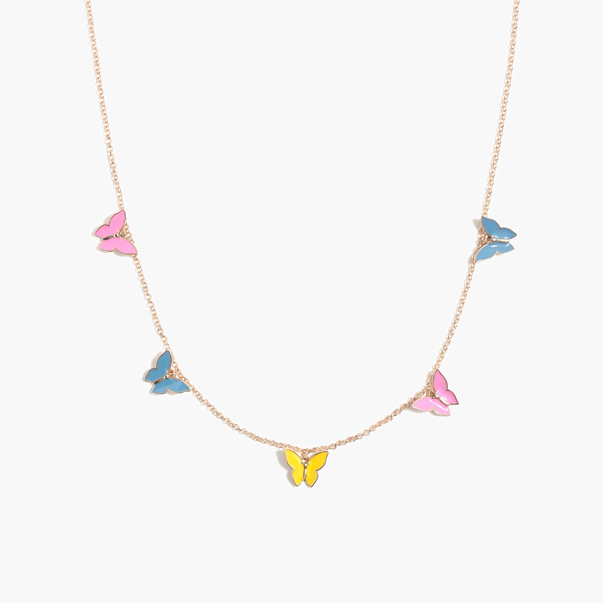 Girls' butterfly necklace