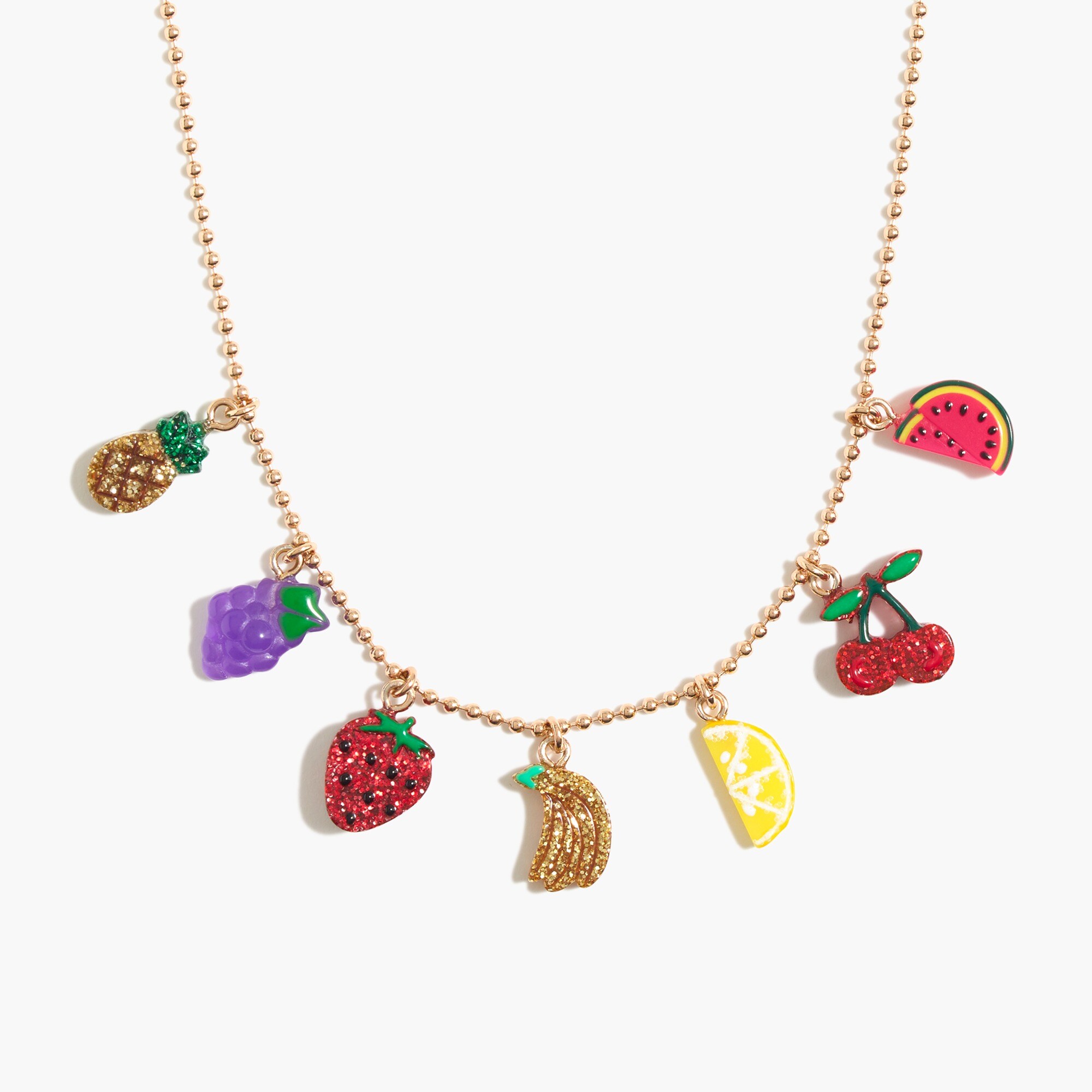 Girls' fruit salad necklace