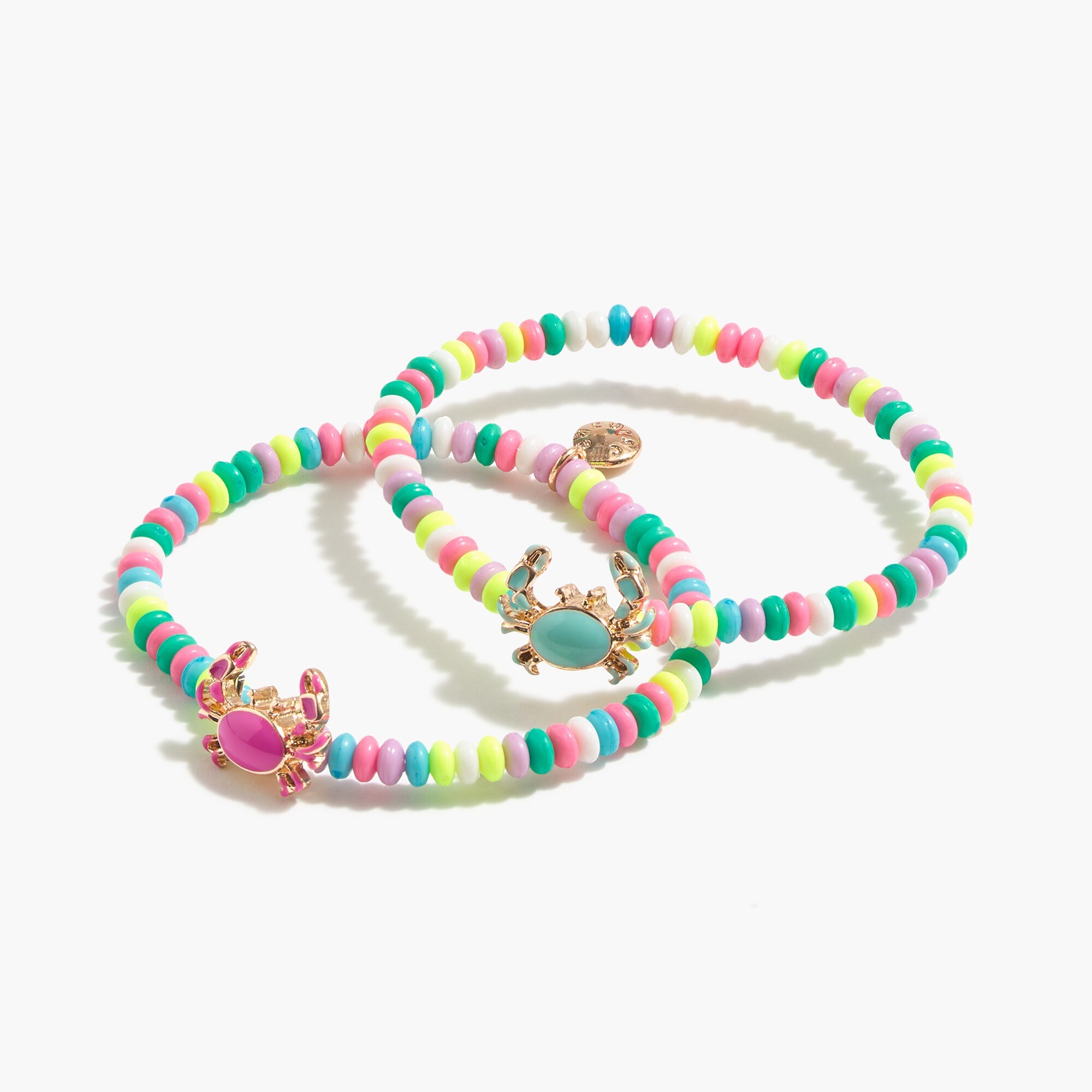 Girls' crab bracelet set
