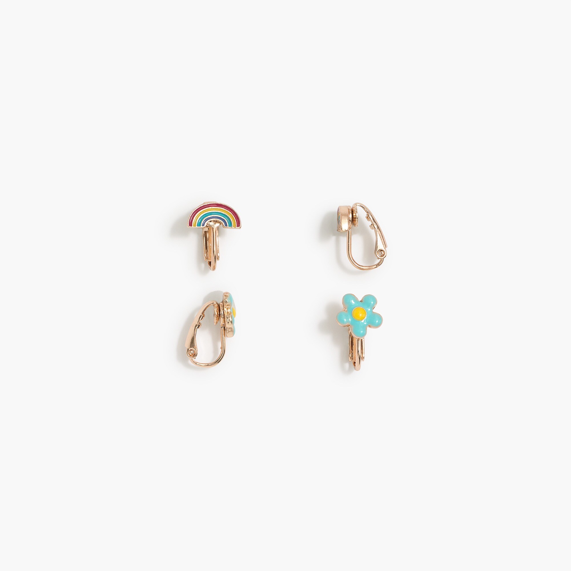 Girls' clip-on earrings set-of two