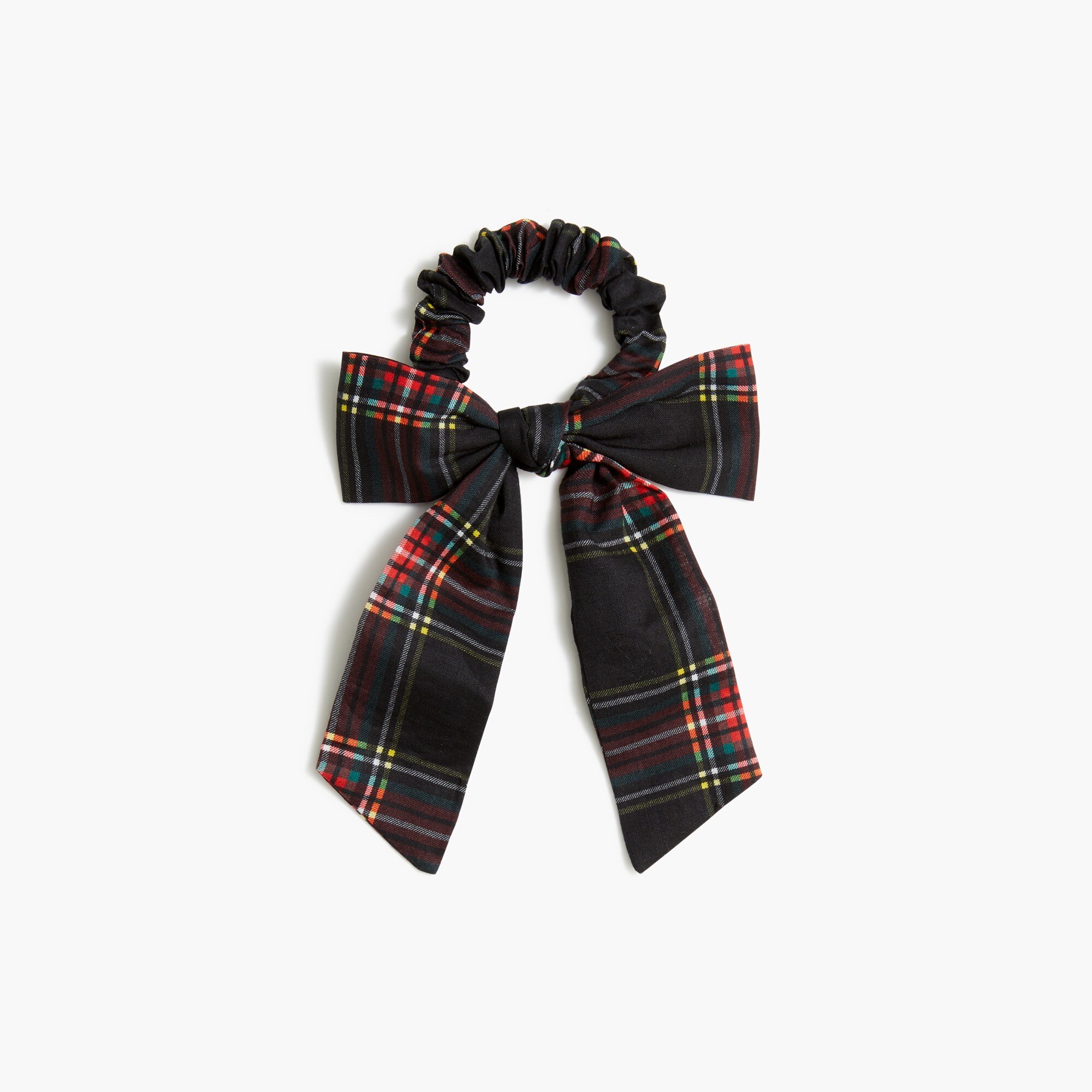 girls' cotton bow scrunchie for girls