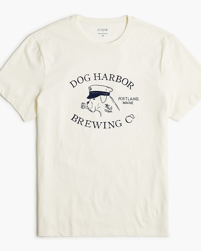 factory: dog harbor graphic tee for men, right side, view zoomed
