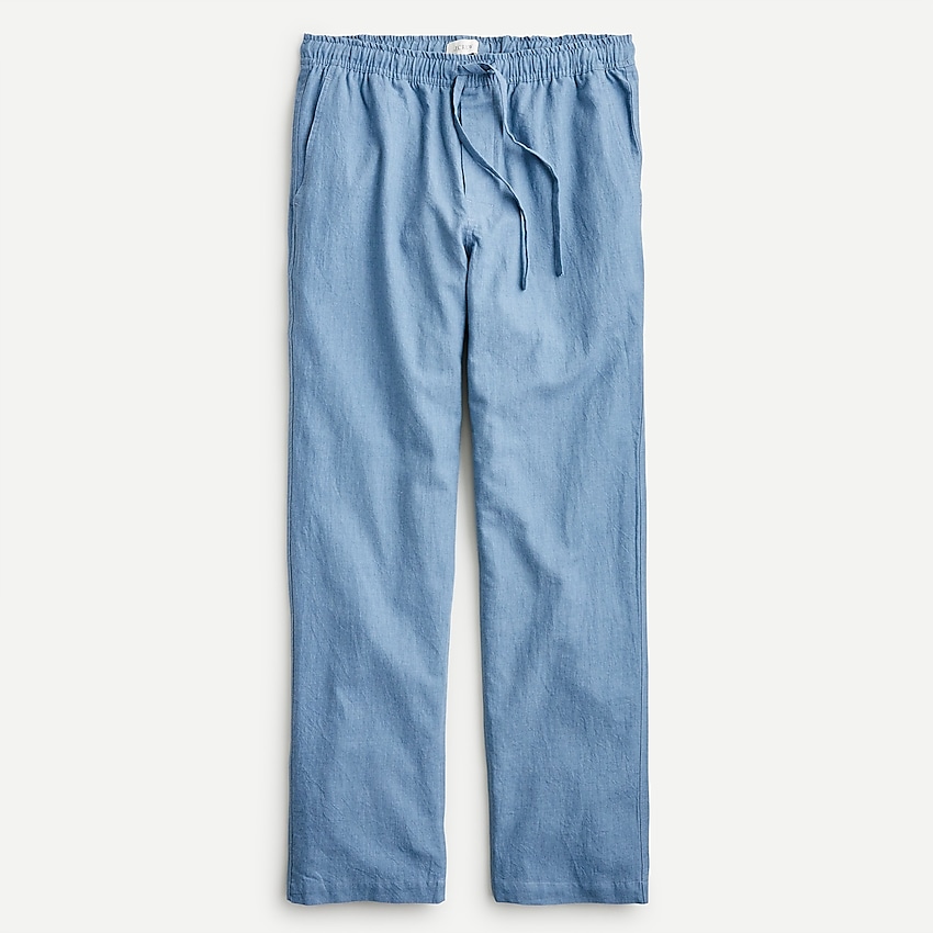 J.Crew: Pajama Pant In Brushed Cotton-linen For Men