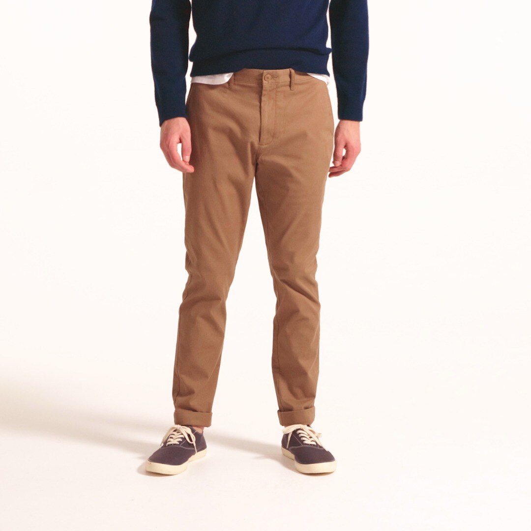 1040 Athletic Tapered-fit stretch chino pant