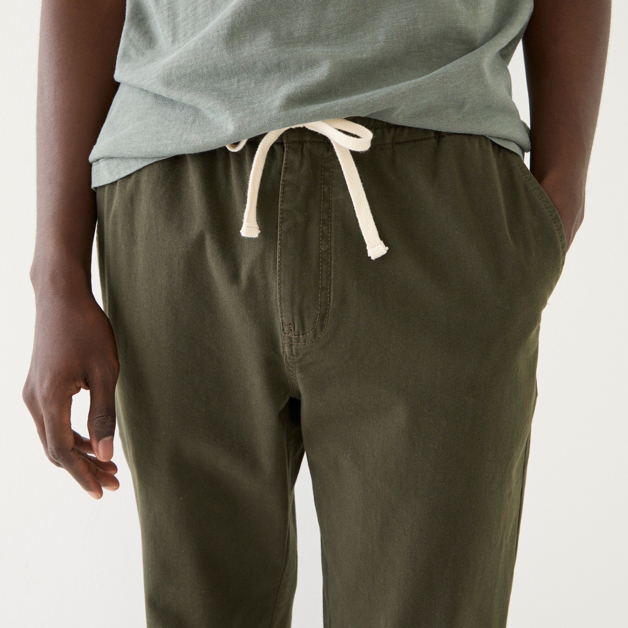 Slim dock pant in stretch cotton-Cordura&reg; nylon