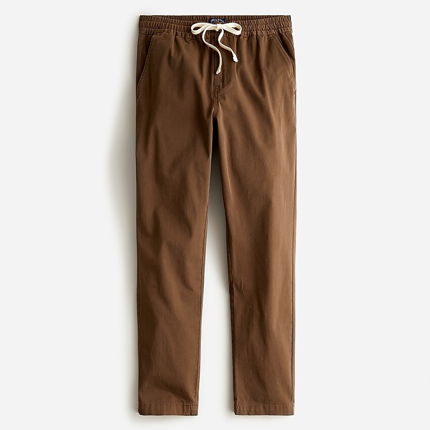 j.crew: slim dock pant in stretch cotton-cordura&reg; nylon for men, right side, view zoomed