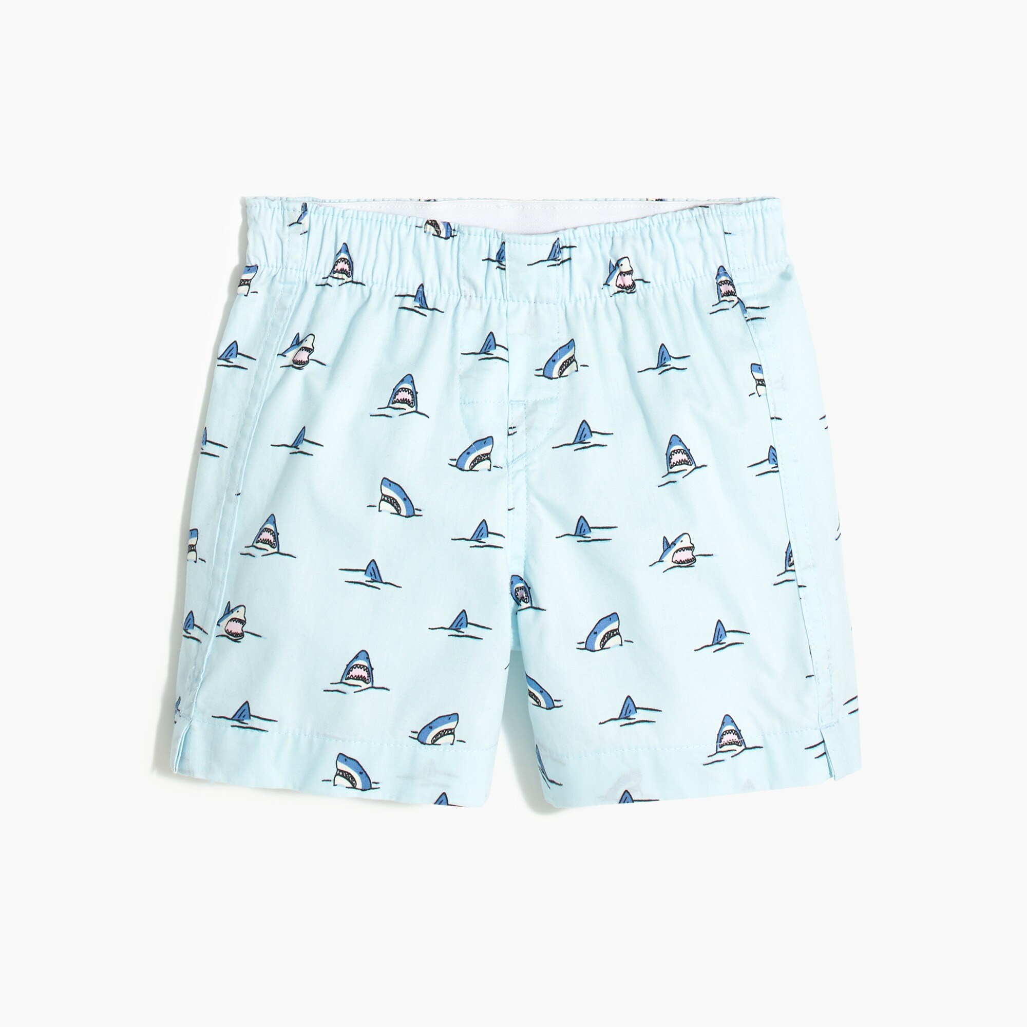 factory: boys' shark boxers for boys, right side, view zoomed
