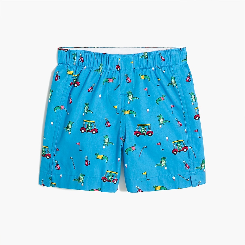 factory: boys' golf gators boxers for boys, right side, view zoomed