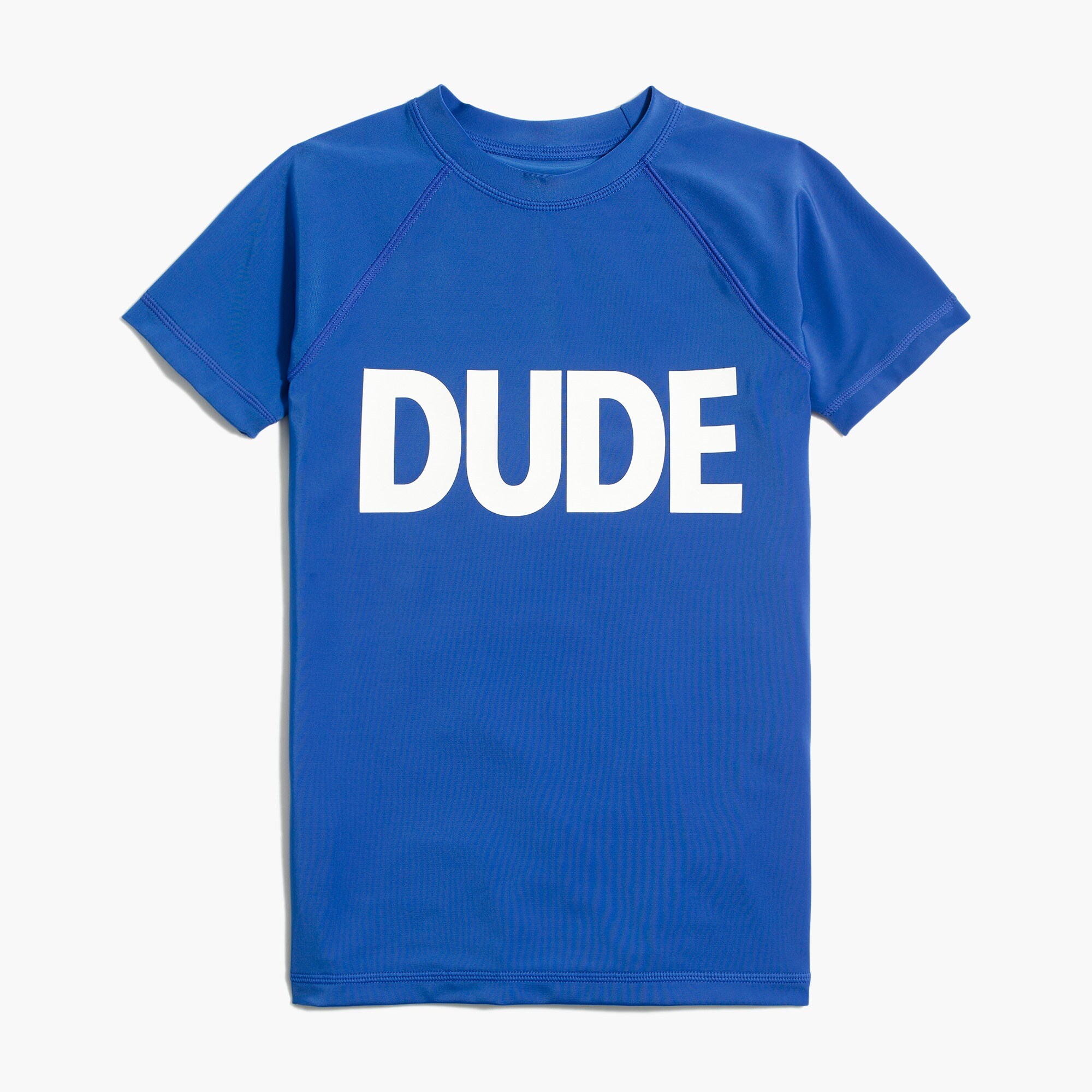 Boys' "dude" rash guard