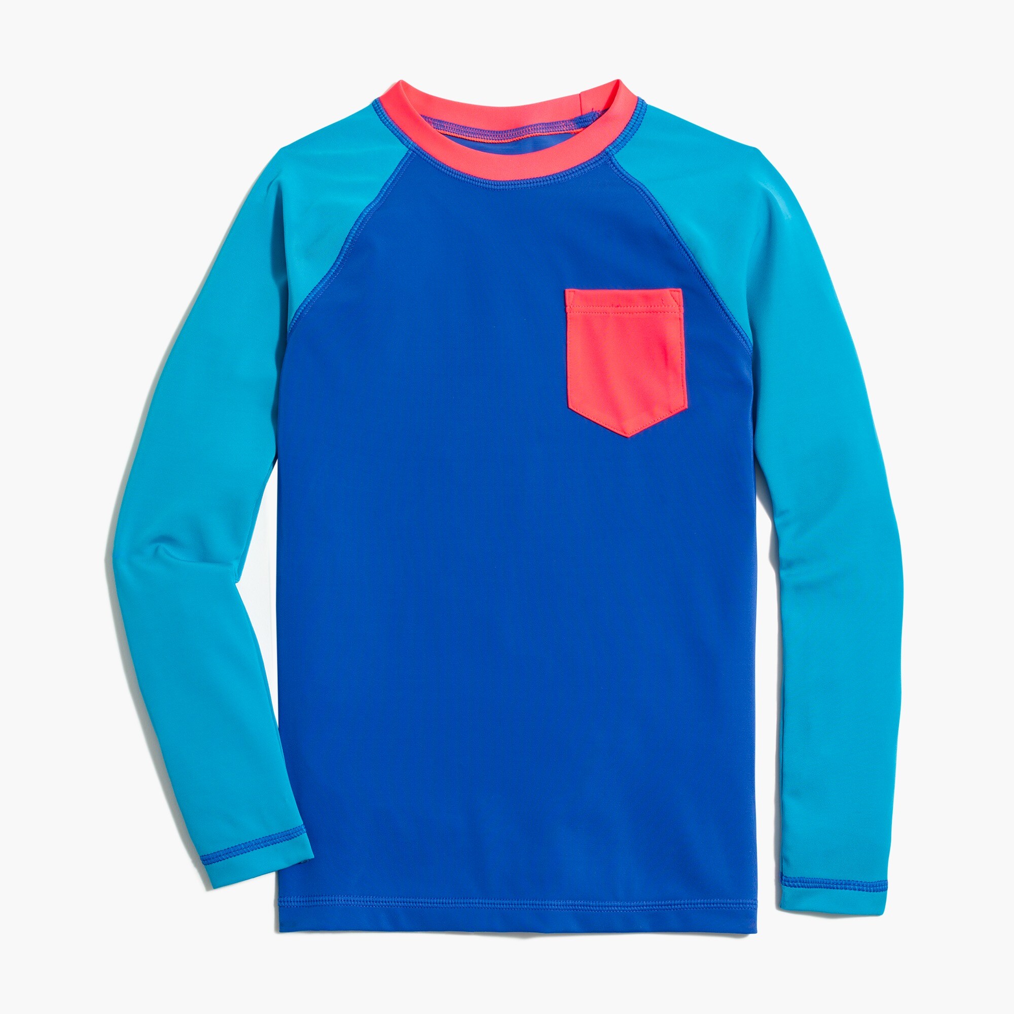 Boys' colorblock rash guard