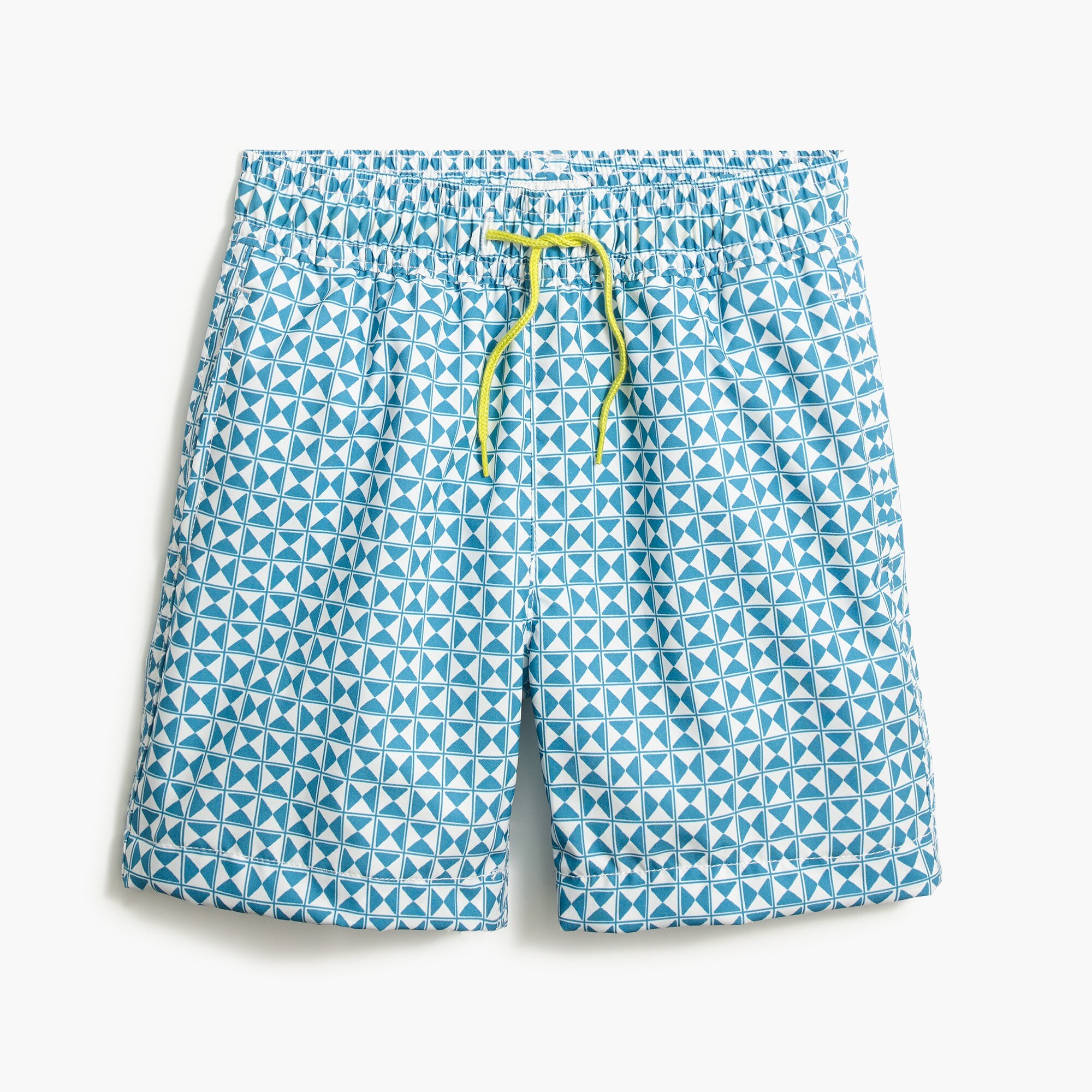 Boys' geometric swim trunk