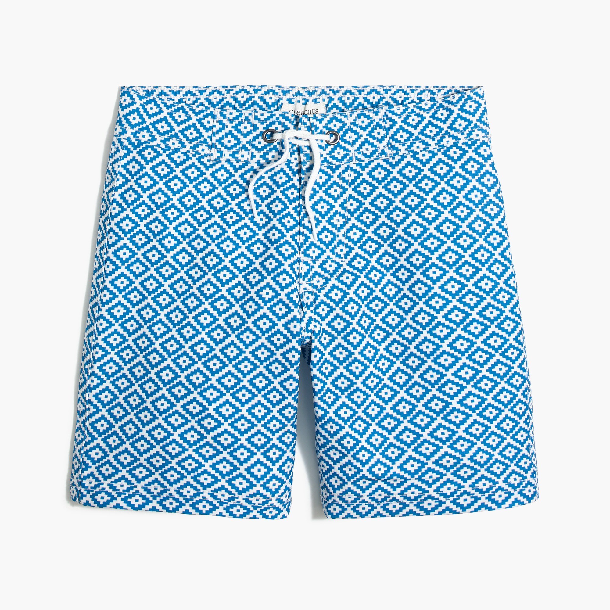 Boys' geometric board short