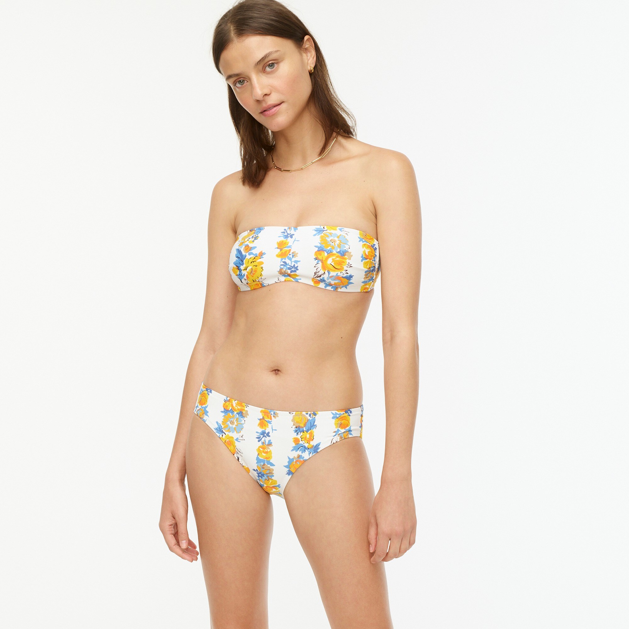 j crew bandeau bikini