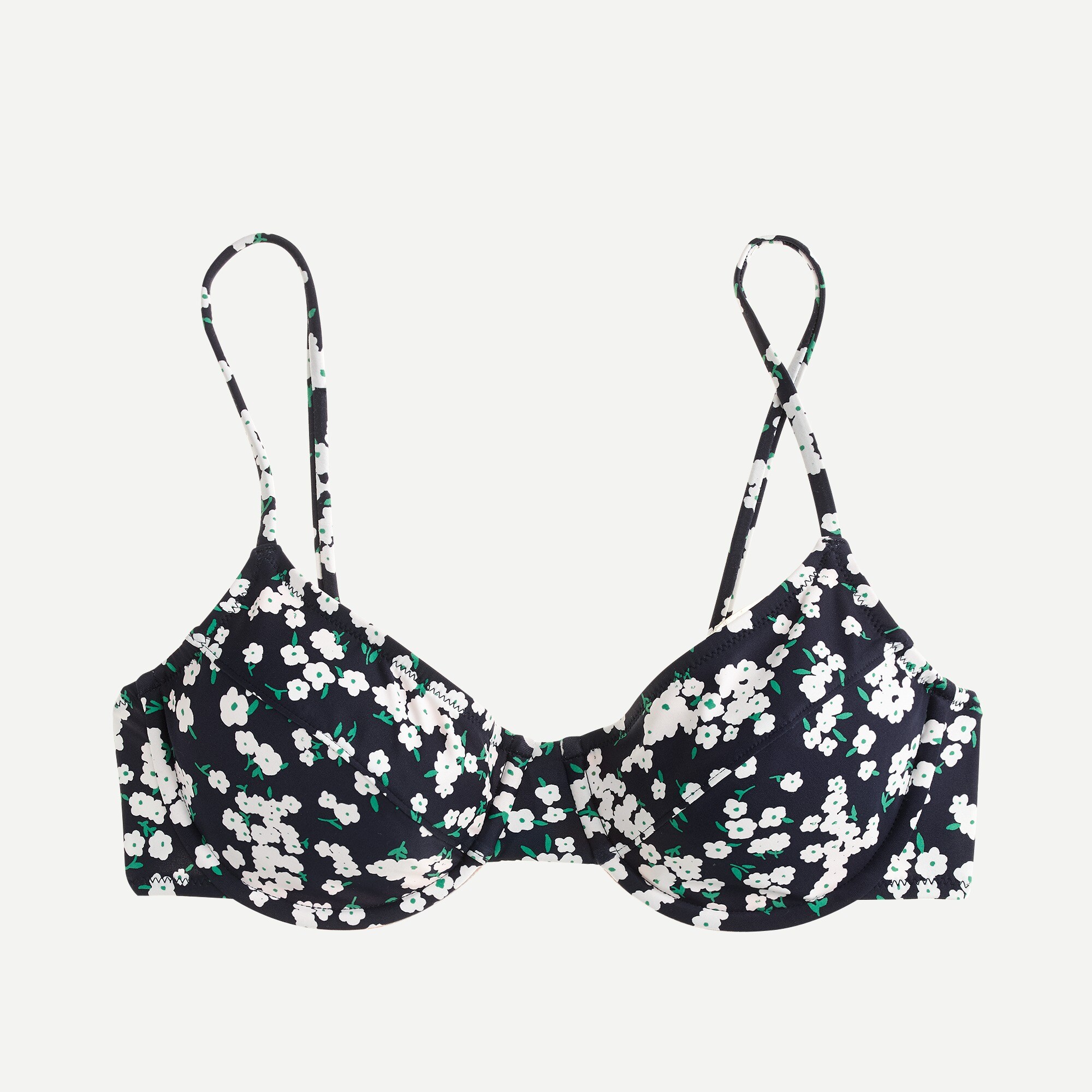 1993 underwire bikini top in little blooms