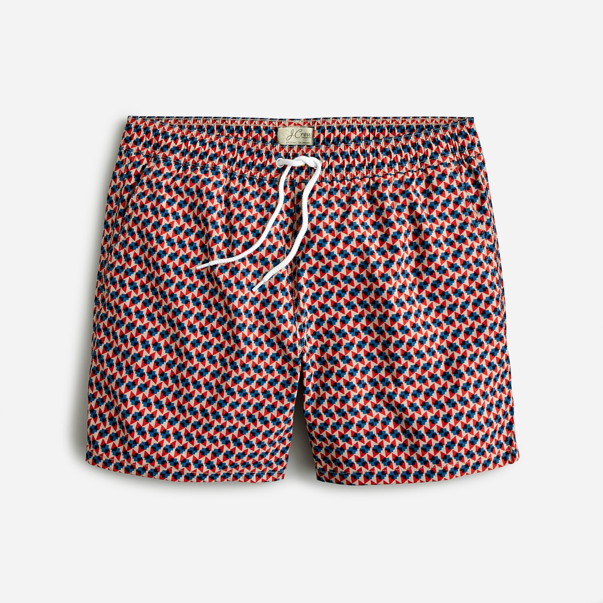 J.Crew 6" Stretch Swim Trunk In Print For Men