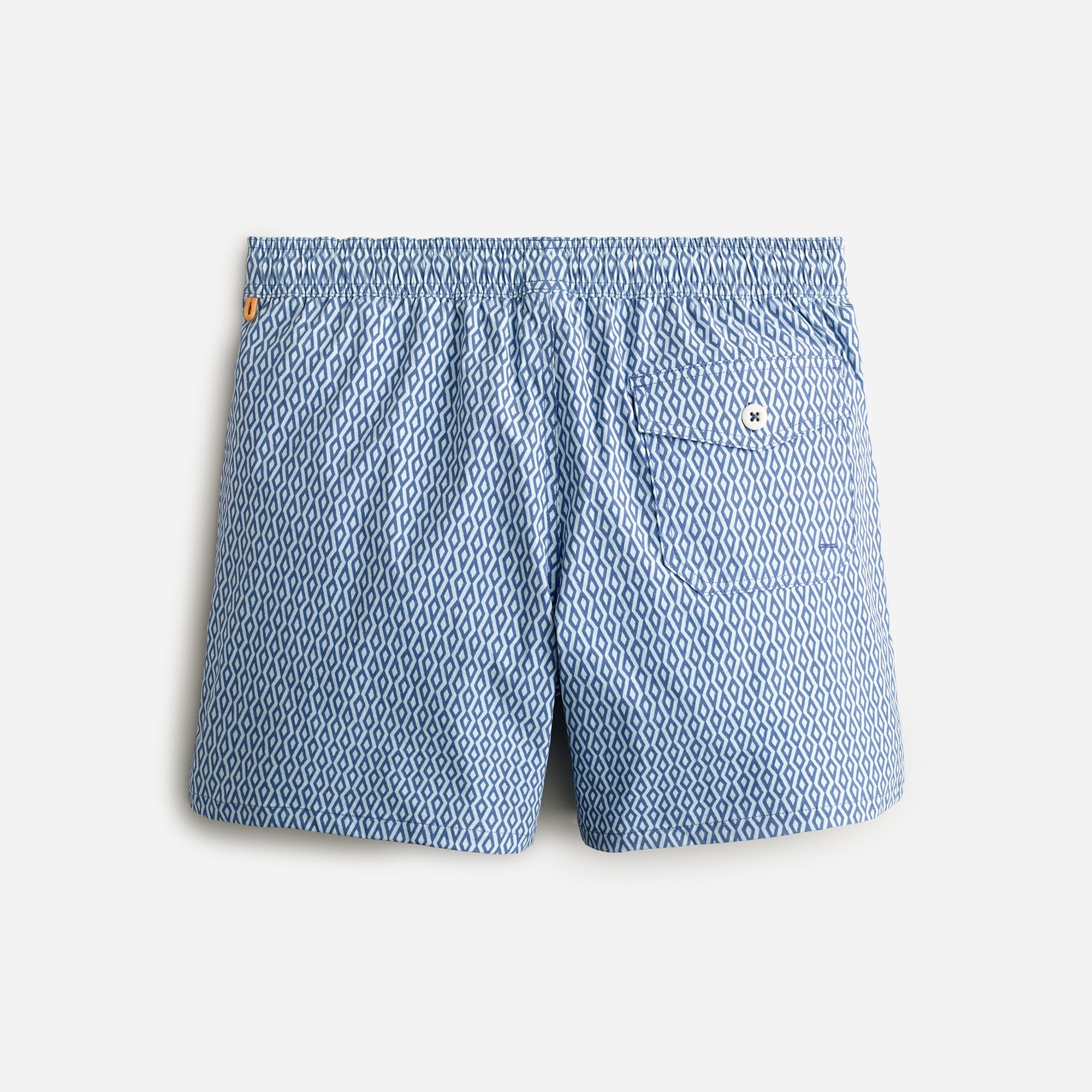 6" stretch swim trunk in print