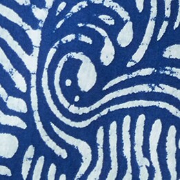 6" stretch swim trunk in print GOLDFISH BLUE YELLOW 