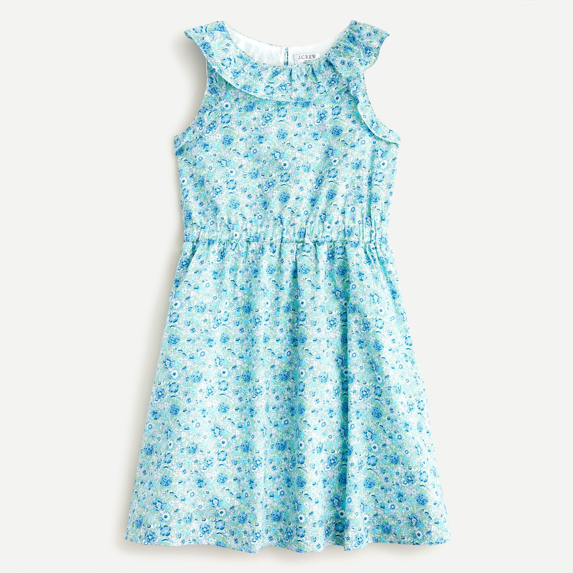 Girls' ruffle detail dress in Liberty® floral