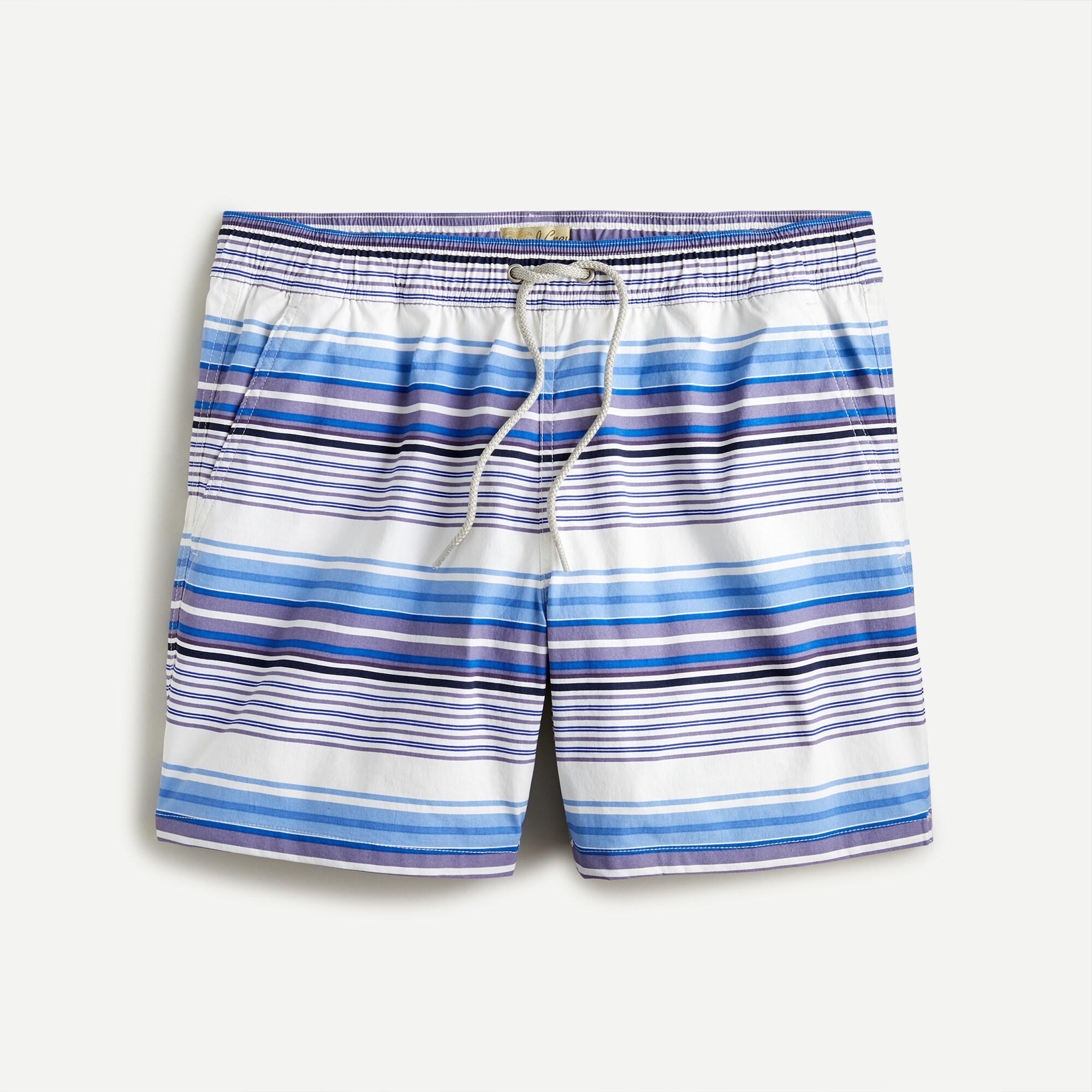 J.Crew 6" Stretch Swim Trunk In Stripe For Men