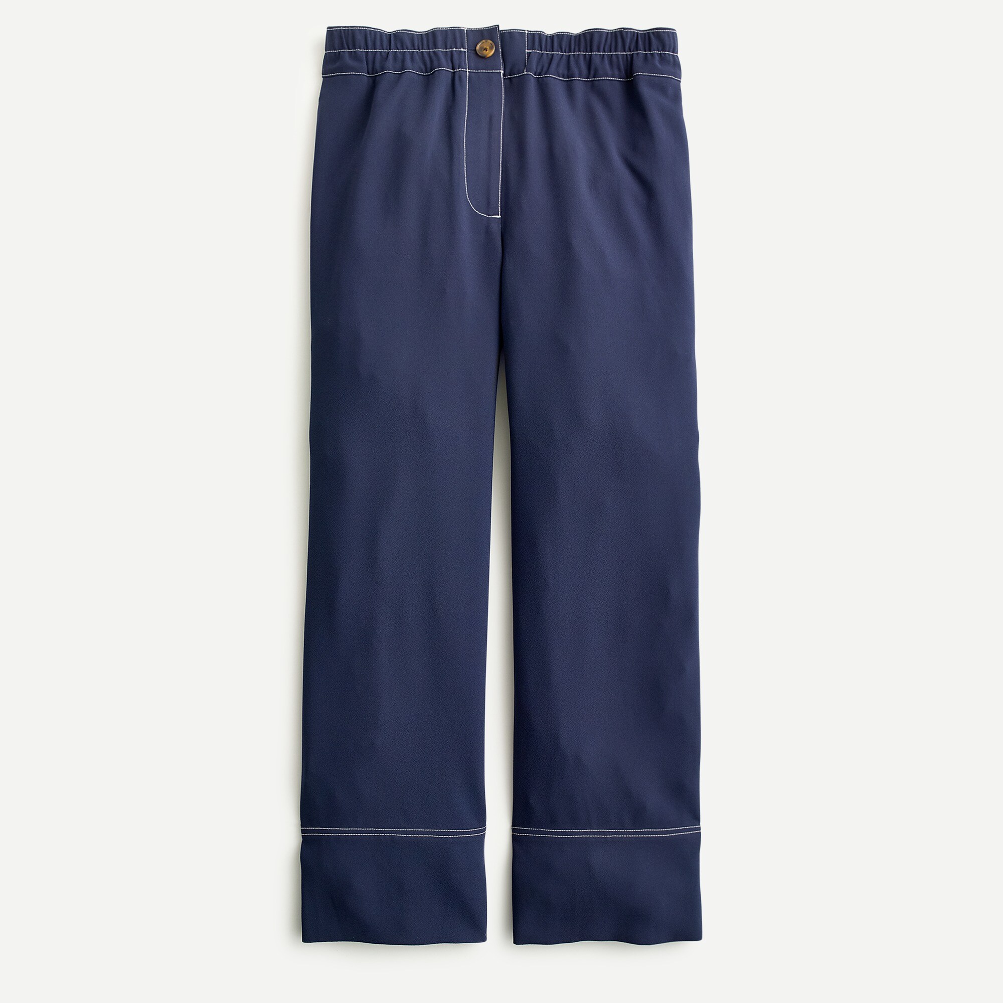 Pantalon Fille J.Crew Crewcuts Taille 5 - Crêpe Pull-on, Violet, 100% Polyester, Neuf Avec étiquettes