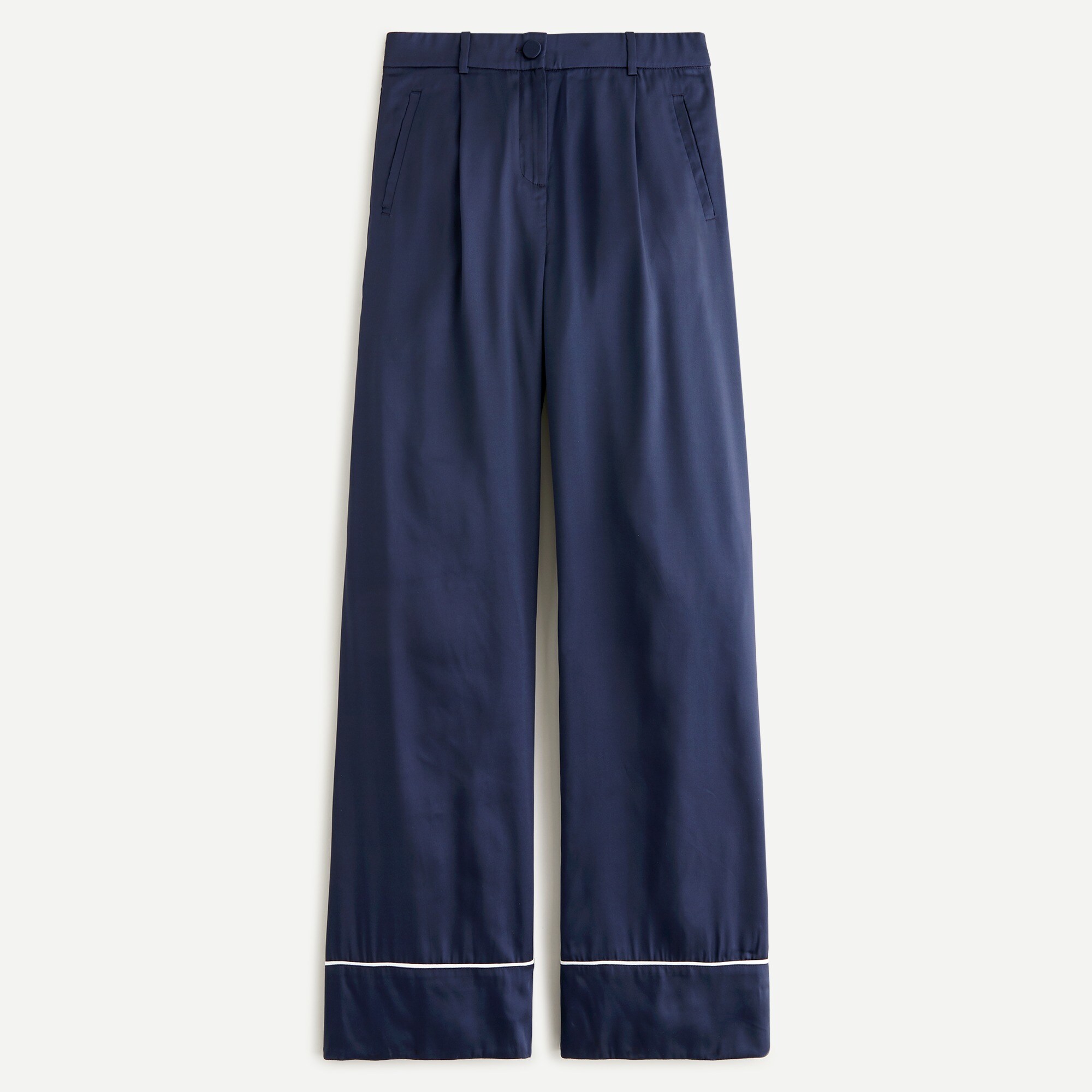 Drapey full-length wide-leg pant