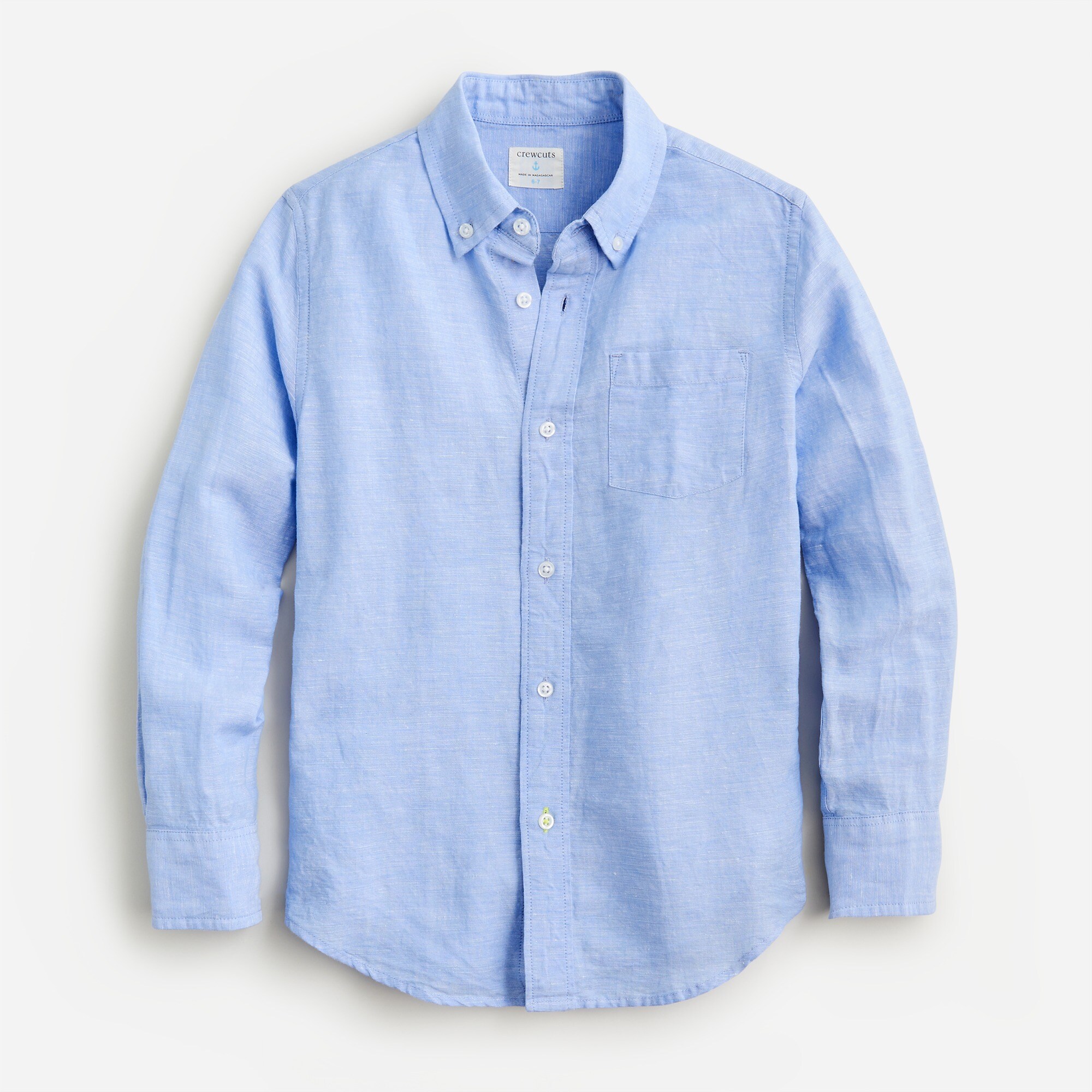 J.Crew Boys' Buttondown Linenblend Shirt For Boys