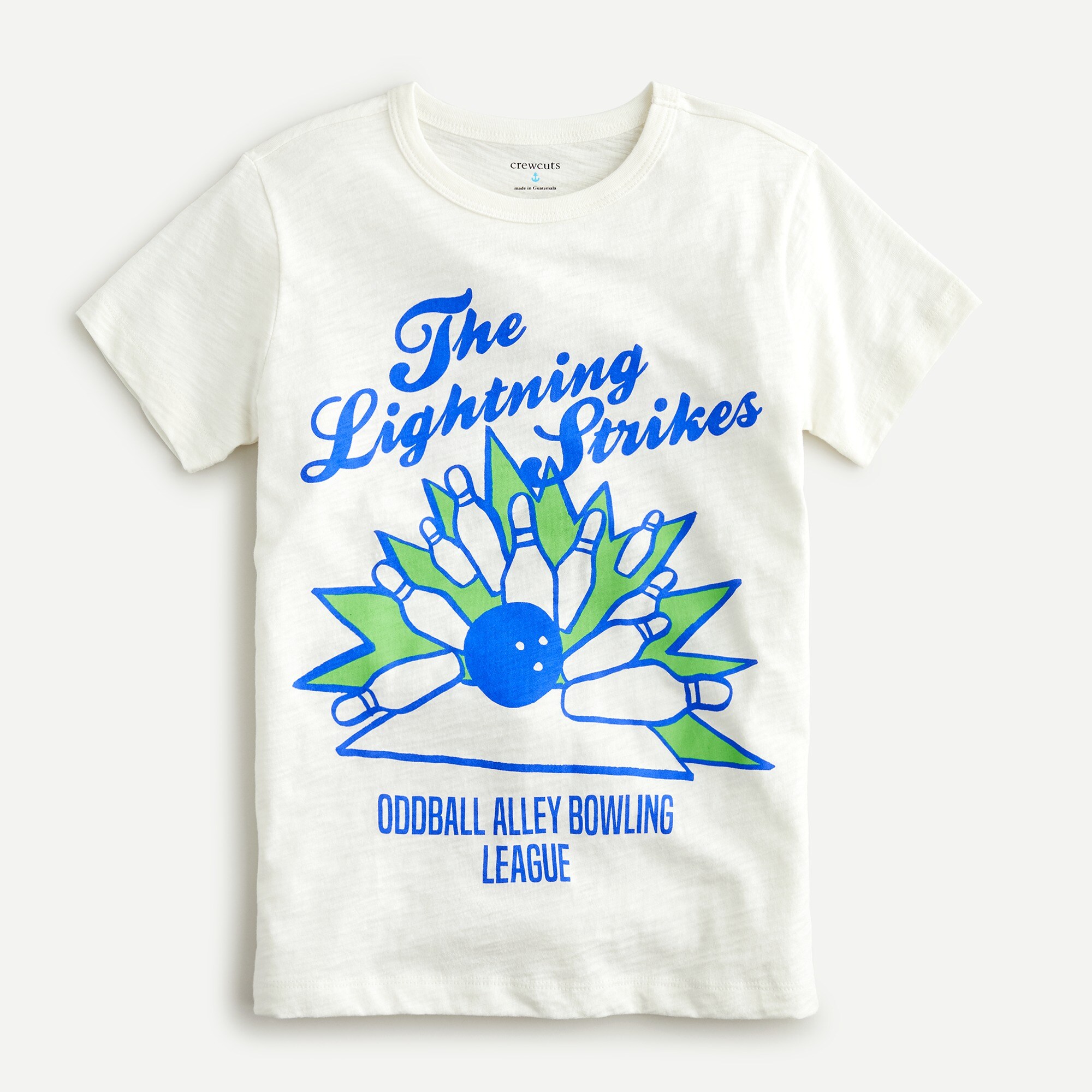 Kids' short-sleeve bowling T-shirt