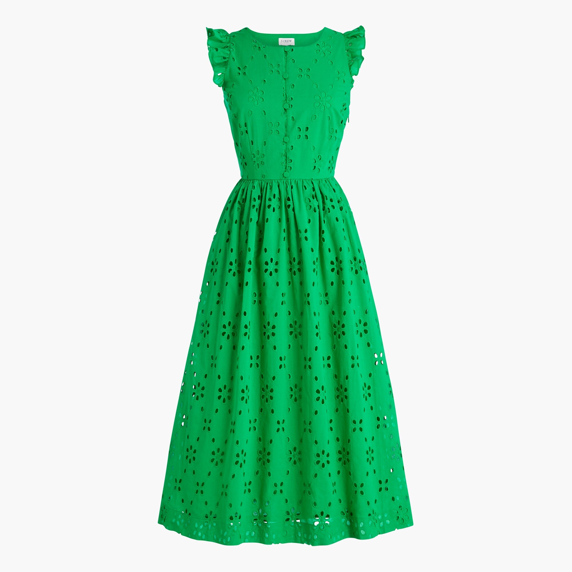 j crew laser cut dress Laser-cut Floral Dress For Women