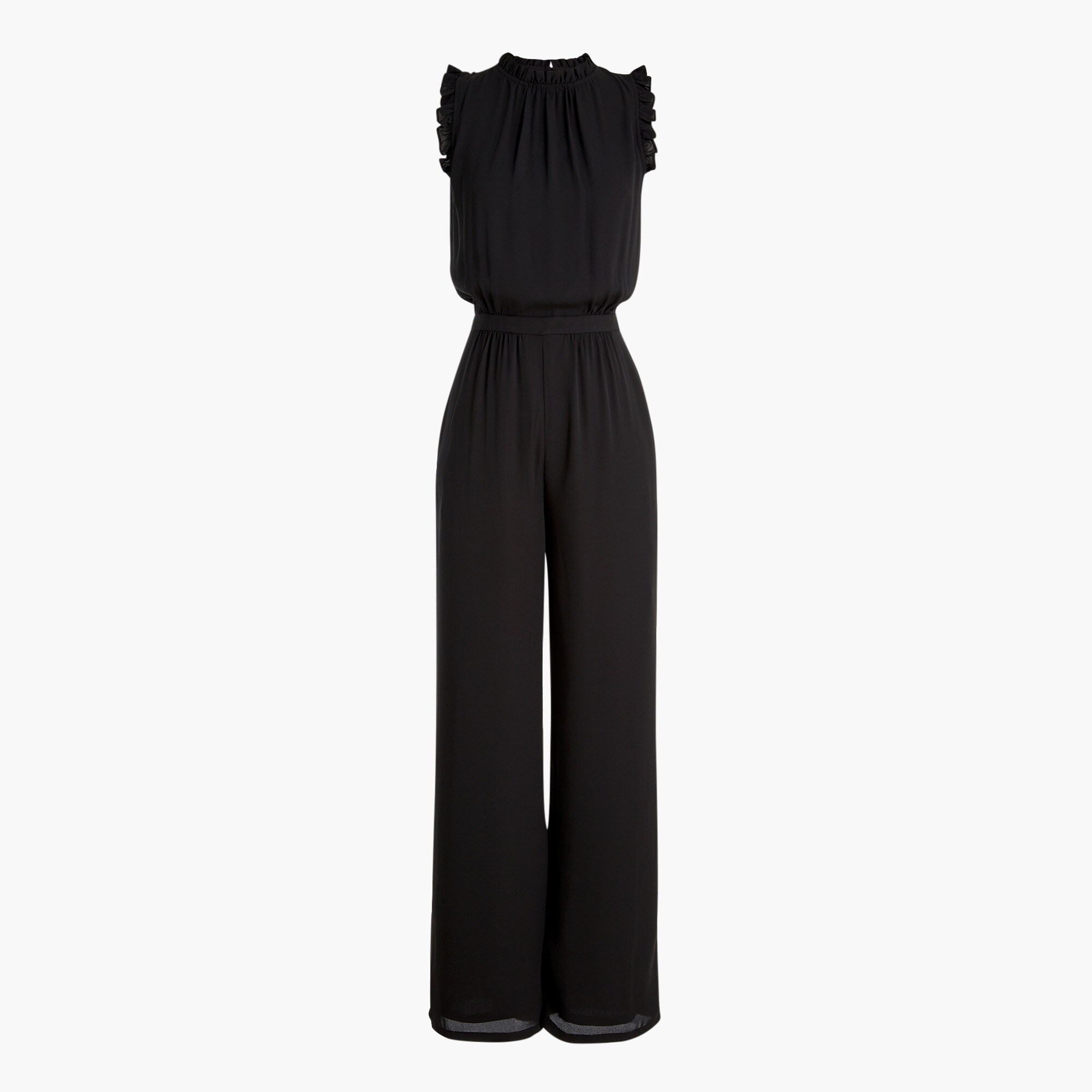Ruffleneck jumpsuit