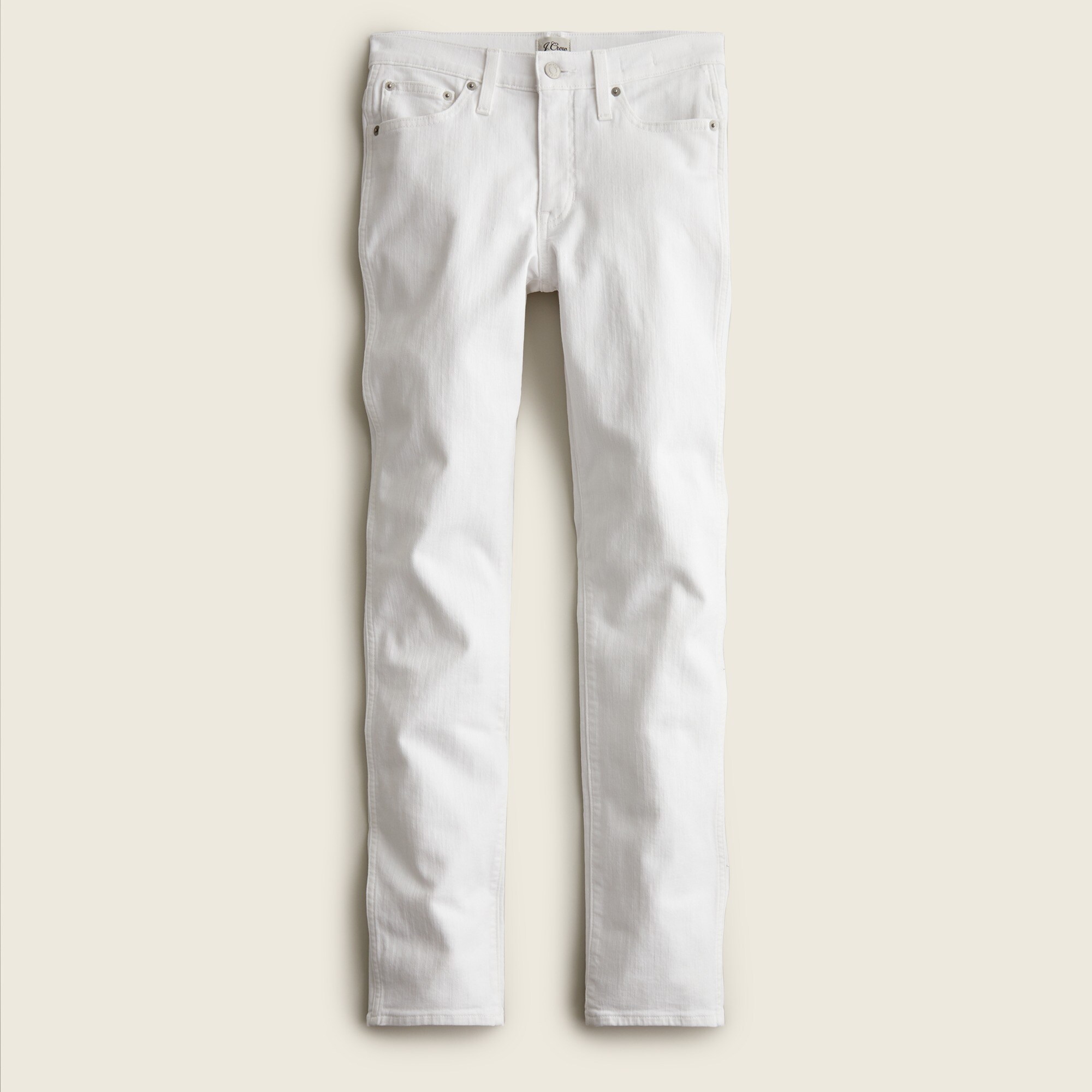 9" vintage slim-straight jean in white