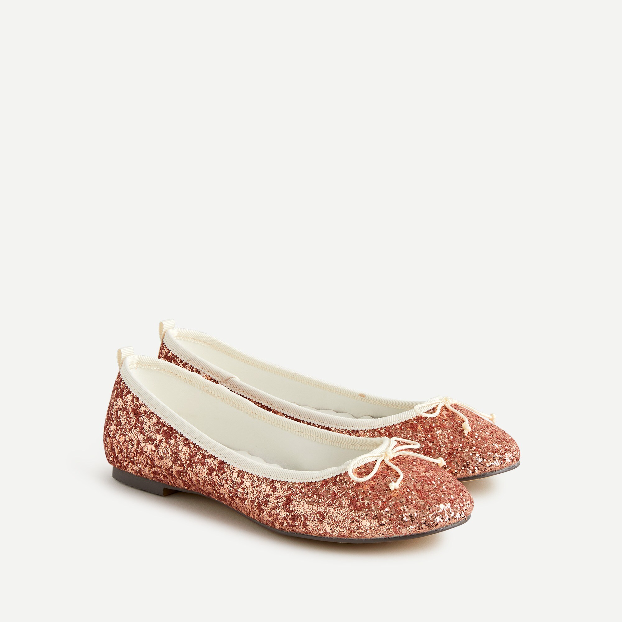 J crew deals glitter flats