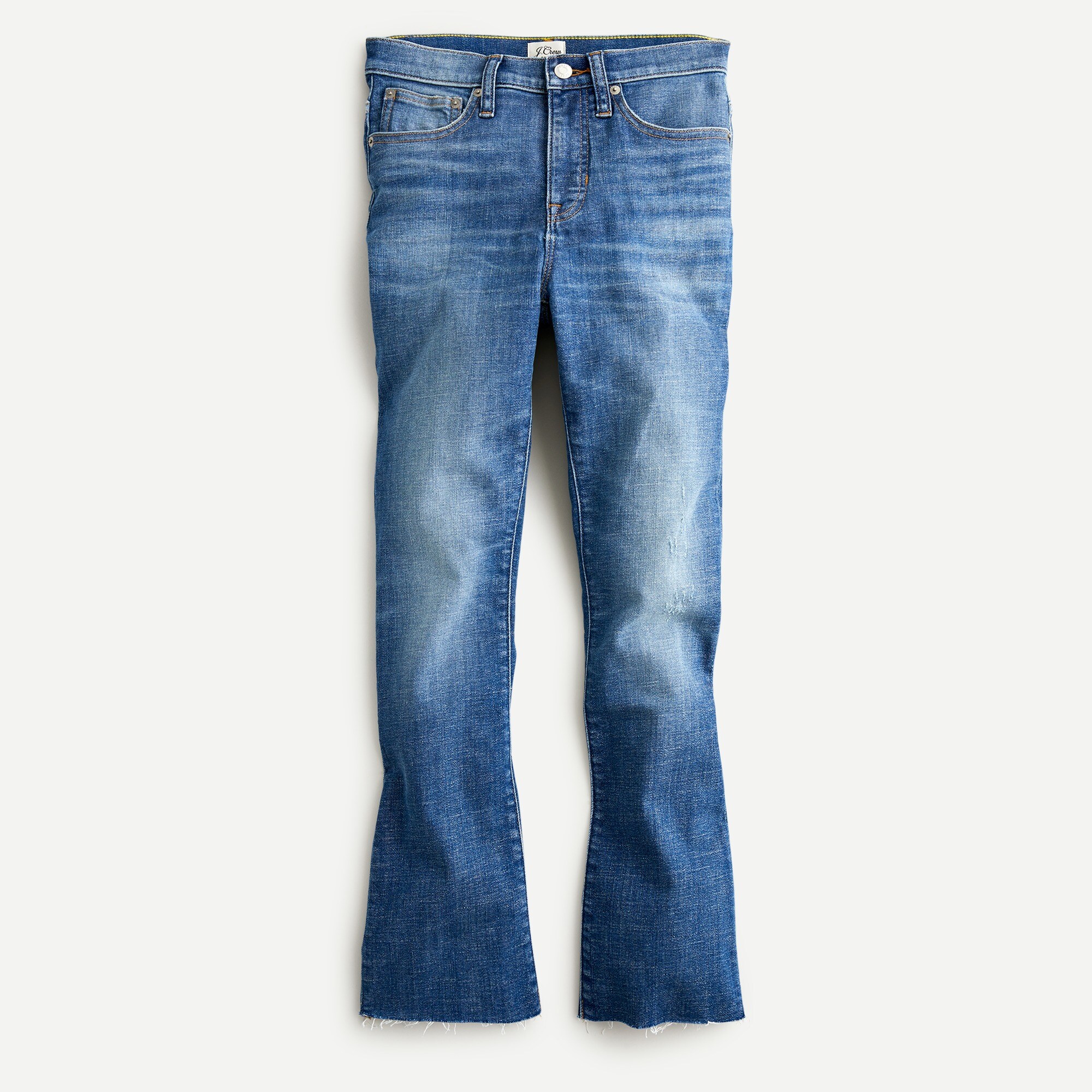 9" demi-boot crop jean in Caddy wash