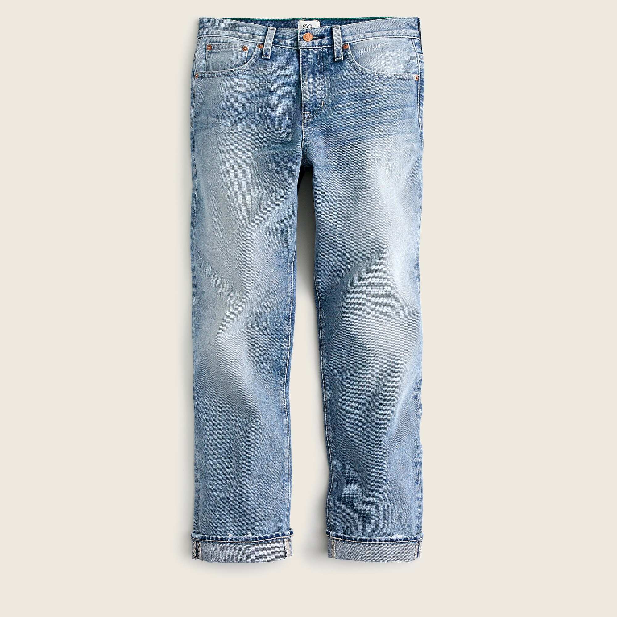 Slouchy boyfriend jean in Simsberry wash