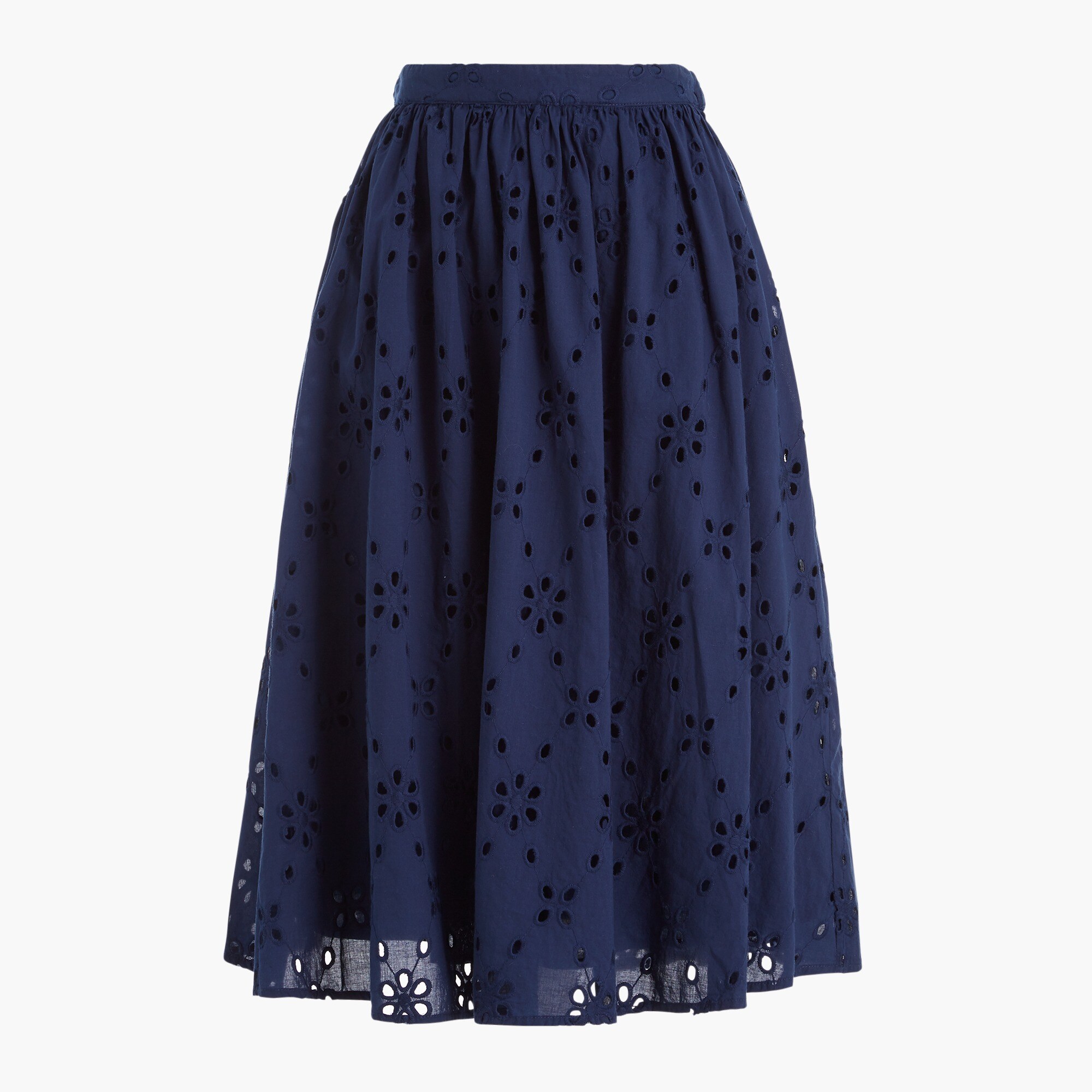 Eyelet skirt