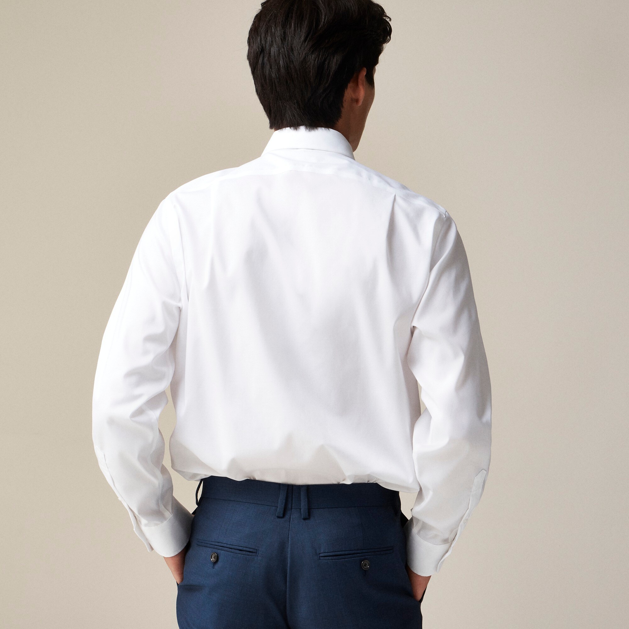 j crew bowery dress shirt J.Crew Men's Slim Bowery performance stretch dress shirt with spread collar (Size X-Large)