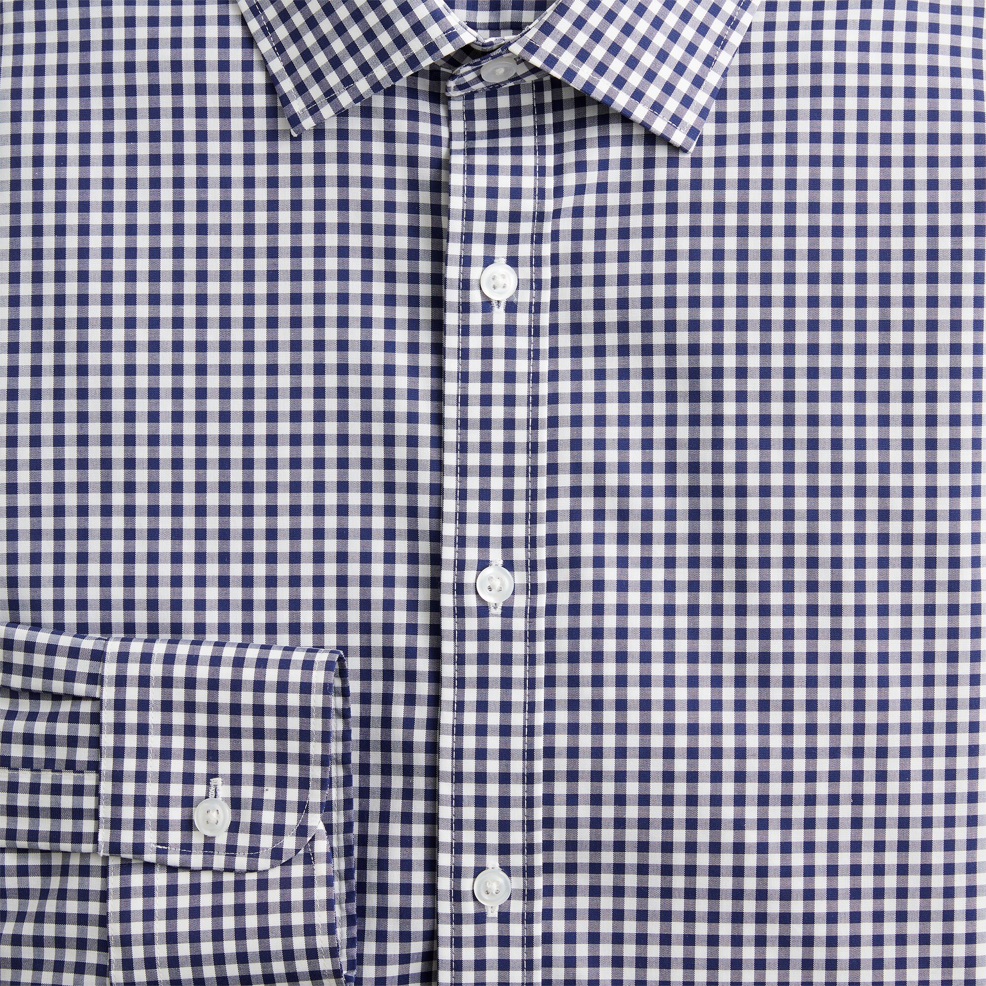 Bowery wrinkle-free dress shirt with spread collar