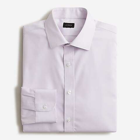 mens Bowery wrinkle-free stretch cotton shirt with spread collar