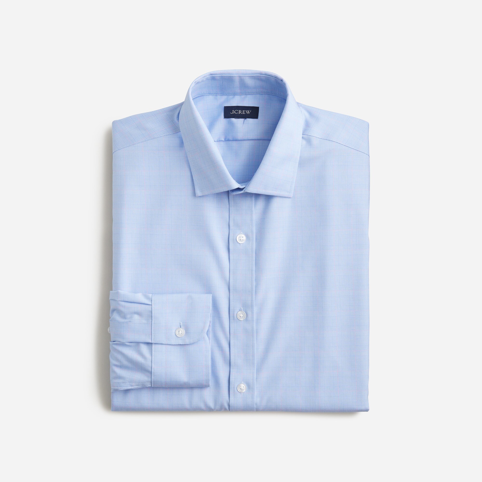 J.Crew Bowery Wrinklefree Stretch Cotton Shirt With Spread Collar For Men
