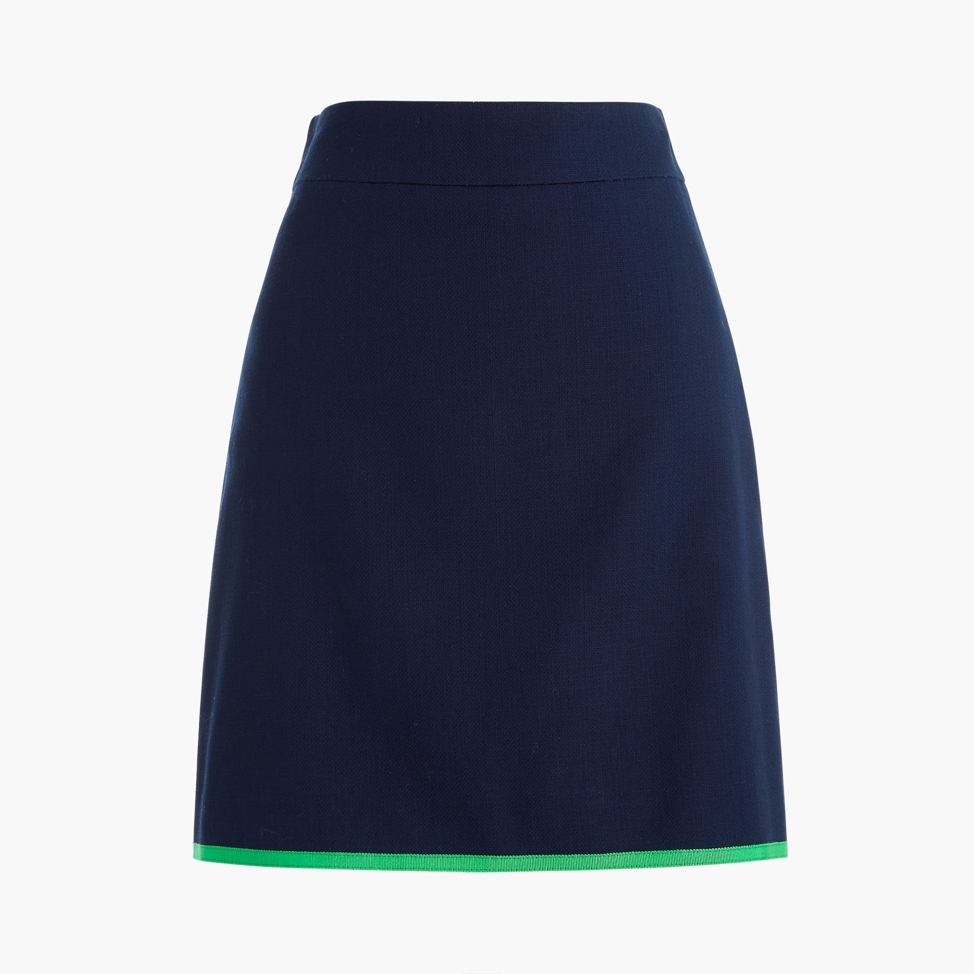 tipped skirt in basketweave for women