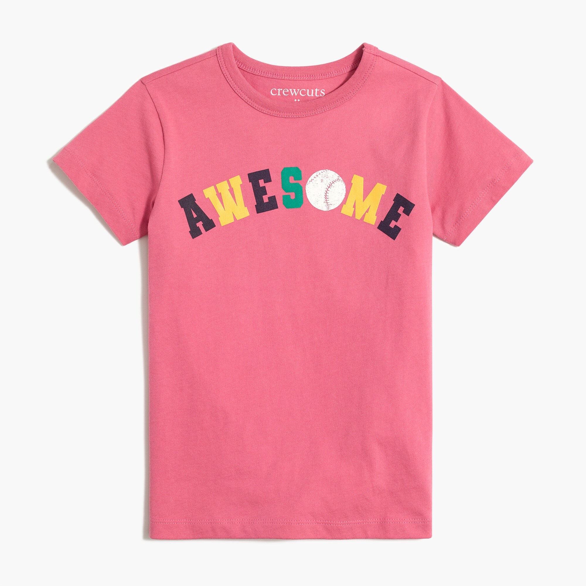 Boys' "awesome" graphic tee