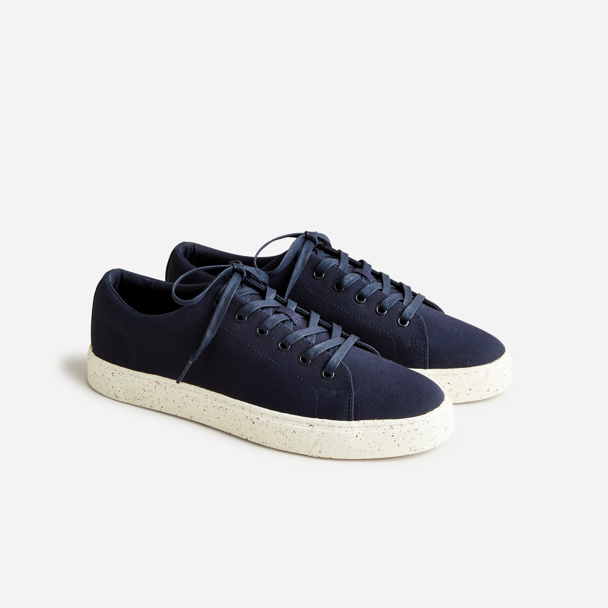 Eco court sneakers in canvas