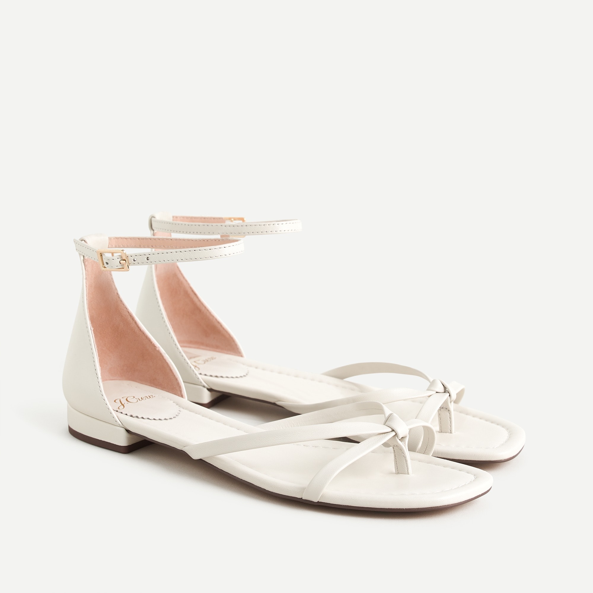 J crew on sale white sandals