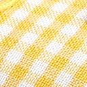 Classic unstructured ballet flats in gingham YELLOW IVORY classic unstructured ballet flats in gingham for women