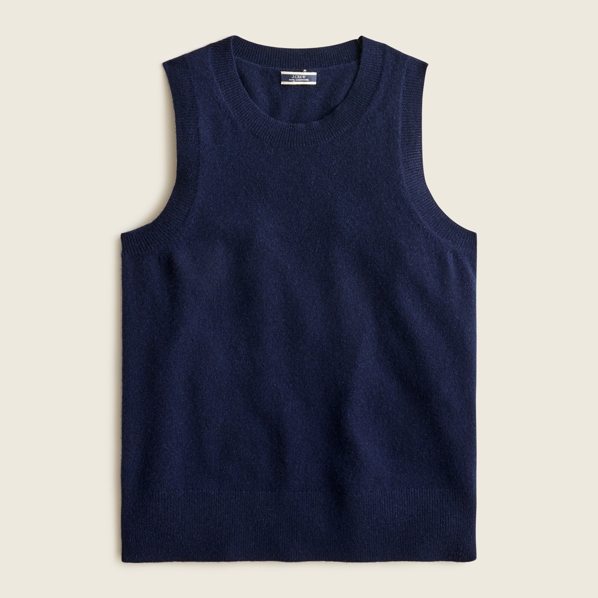 Cashmere crewneck sweater shell